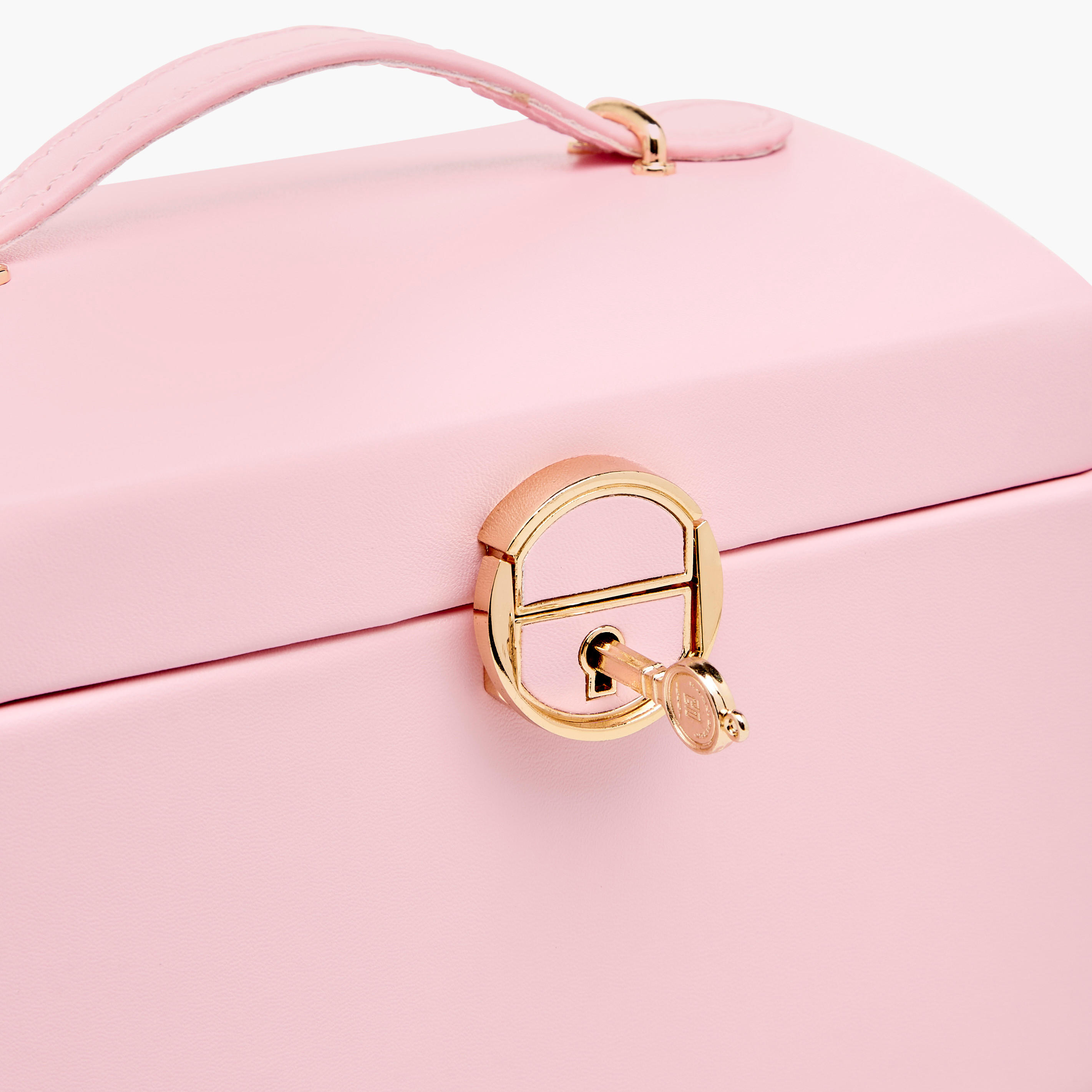 Solid Layered Jewellery Box with Handle - 18x14x13 cms-women-watchesandjewellery-jewellery-storage-image-5
