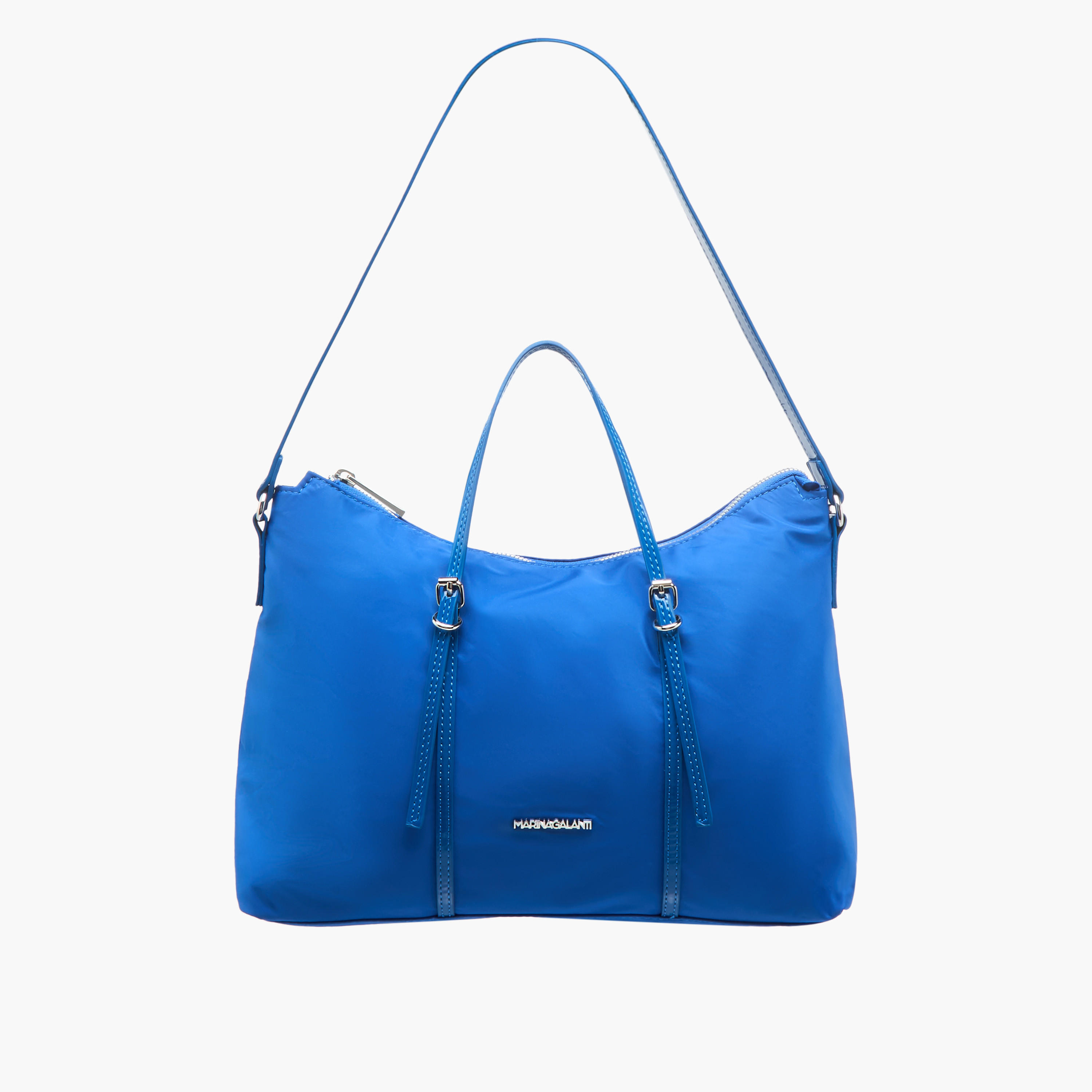 Marina Galanti Solid Tote Bag with Strap Handle and Zip Closure-women-bagsandwallets-handbags-image-1