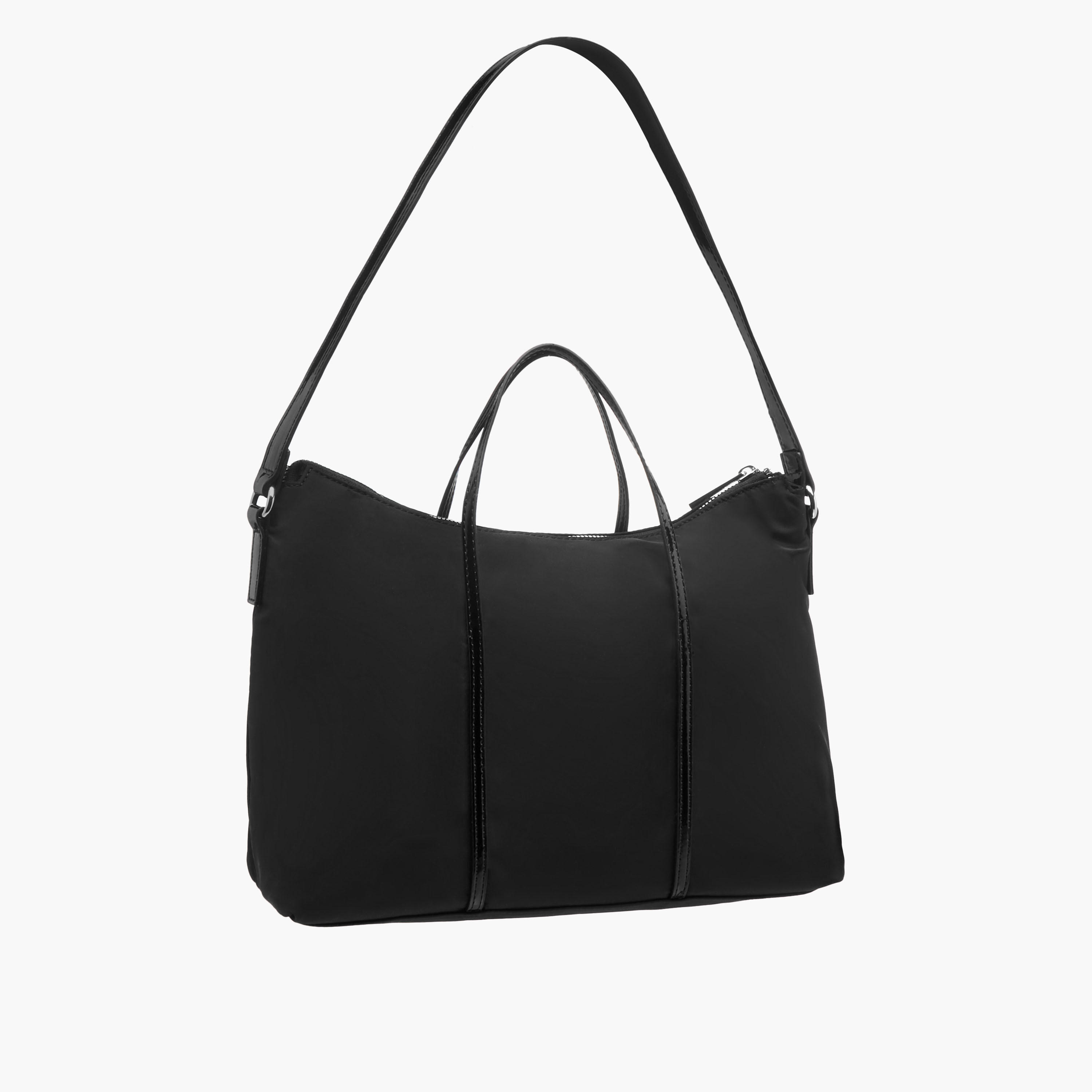 Marina Galanti Solid Tote Bag with Strap Handle and Zip Closure-women-bagsandwallets-handbags-image-12