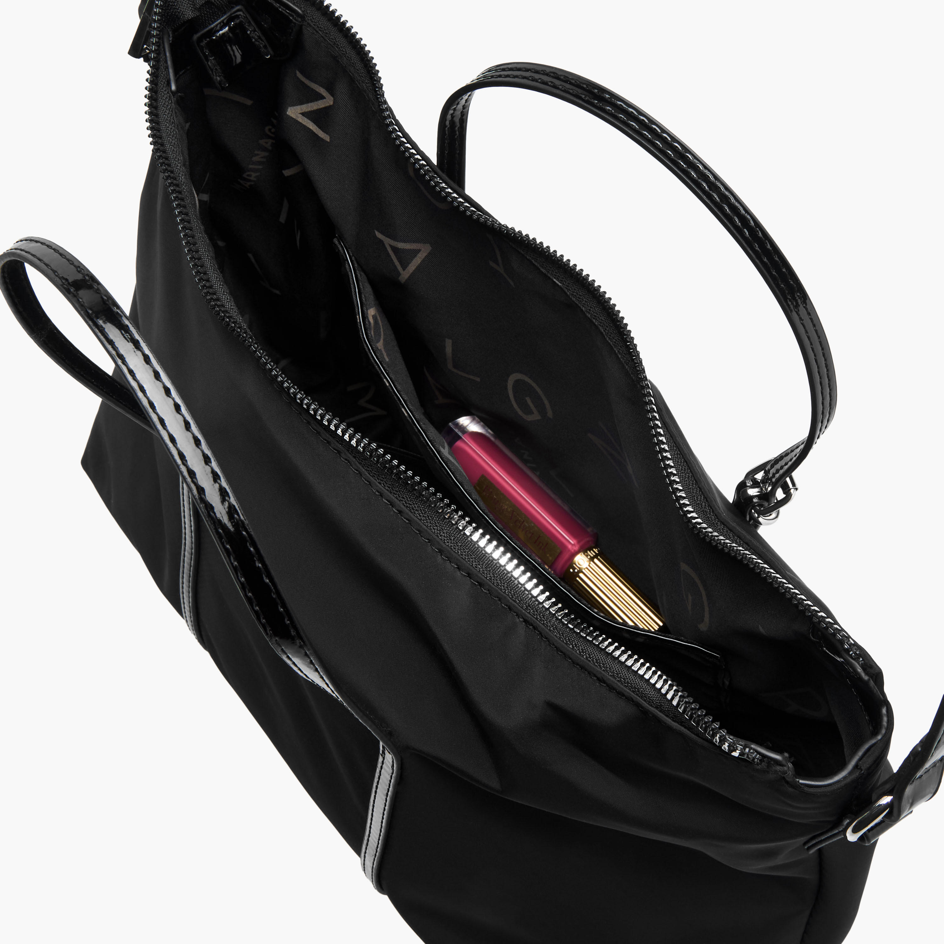 Marina Galanti Solid Tote Bag with Strap Handle and Zip Closure-women-bagsandwallets-handbags-image-16