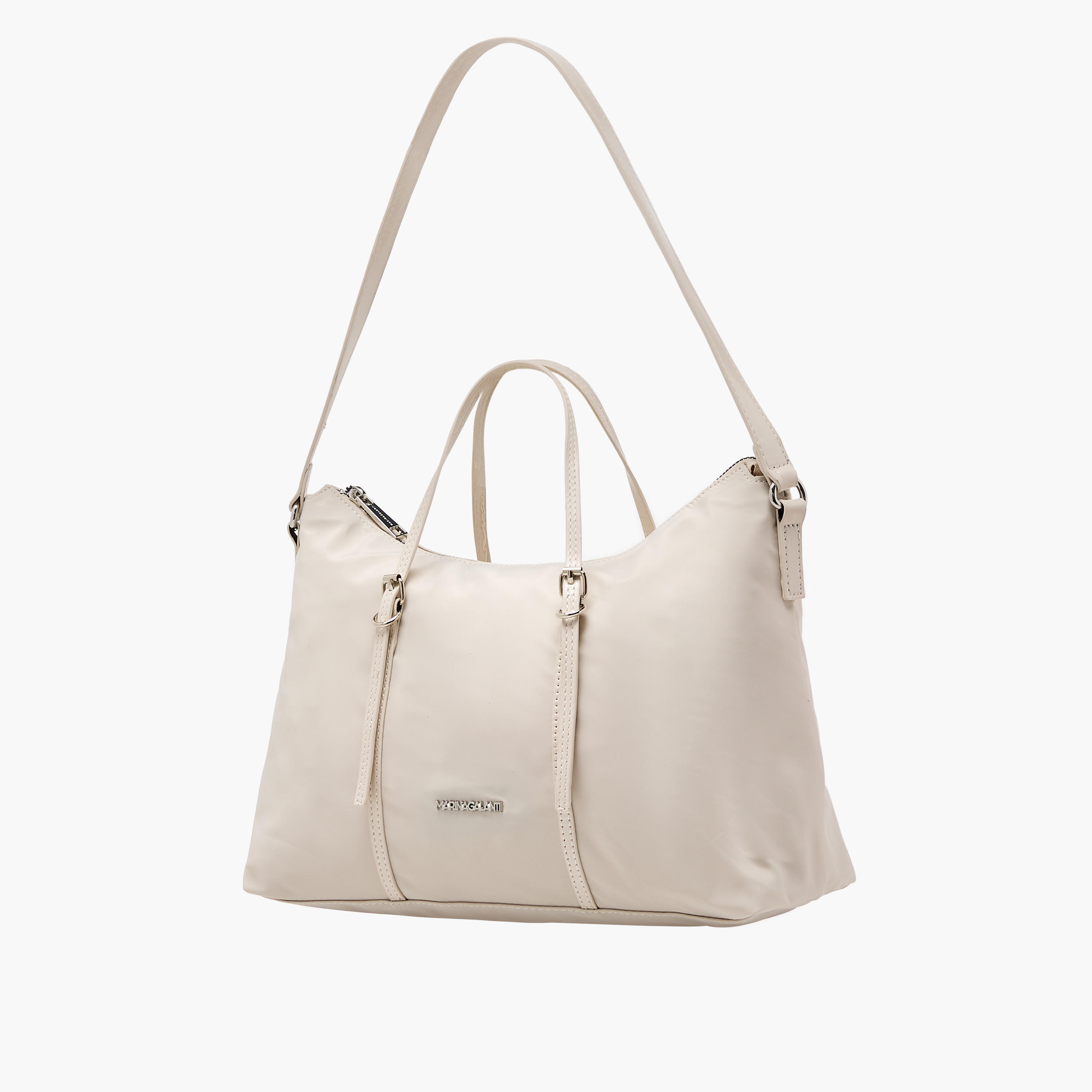 Marina Galanti Solid Tote Bag with Strap Handle and Zip Closure-women-bagsandwallets-handbags-image-19