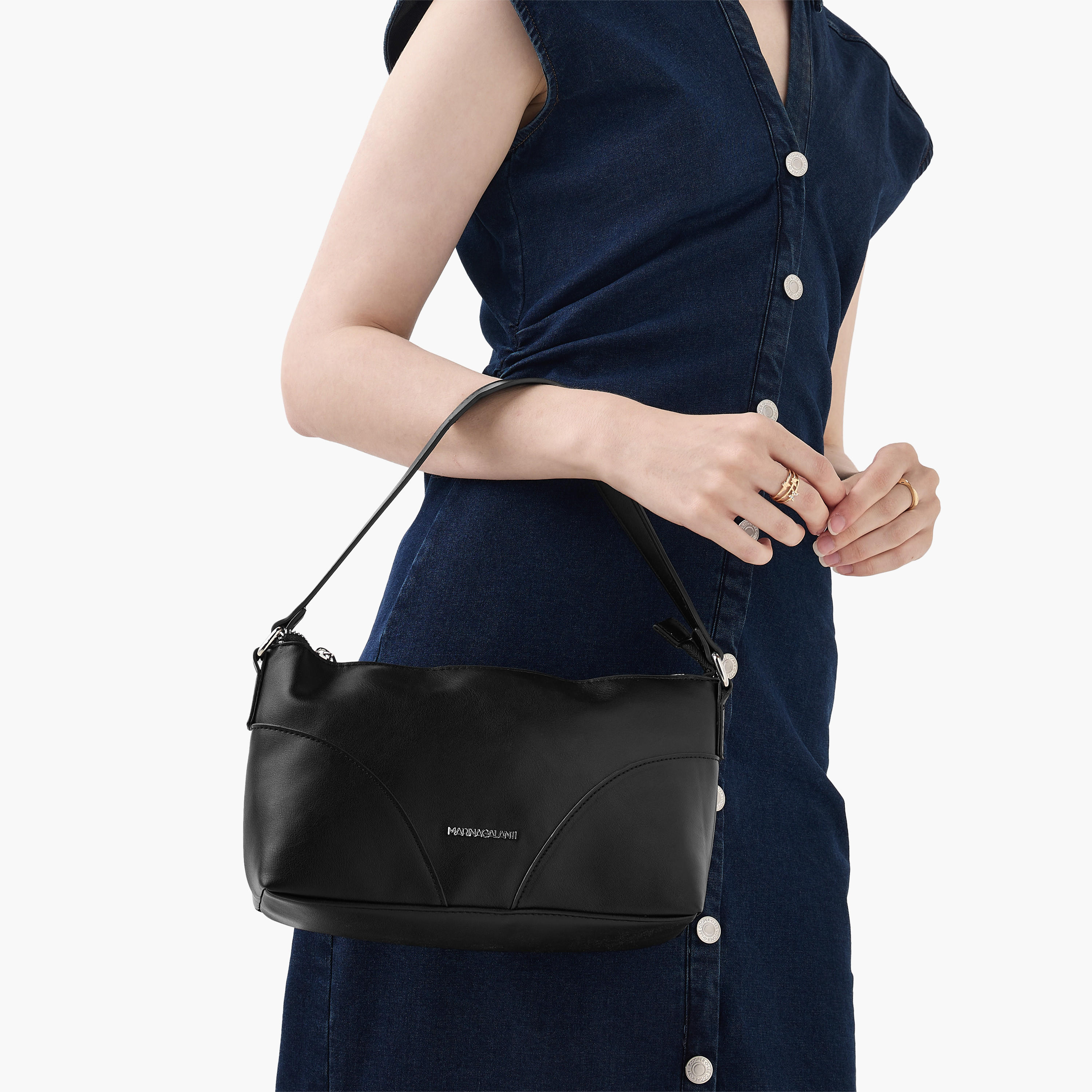 شنطة كتف بسحاب إغلاق وحزام قابل للتعديل من مارينا جالانتي-women-bagsandwallets-handbags-image-9
