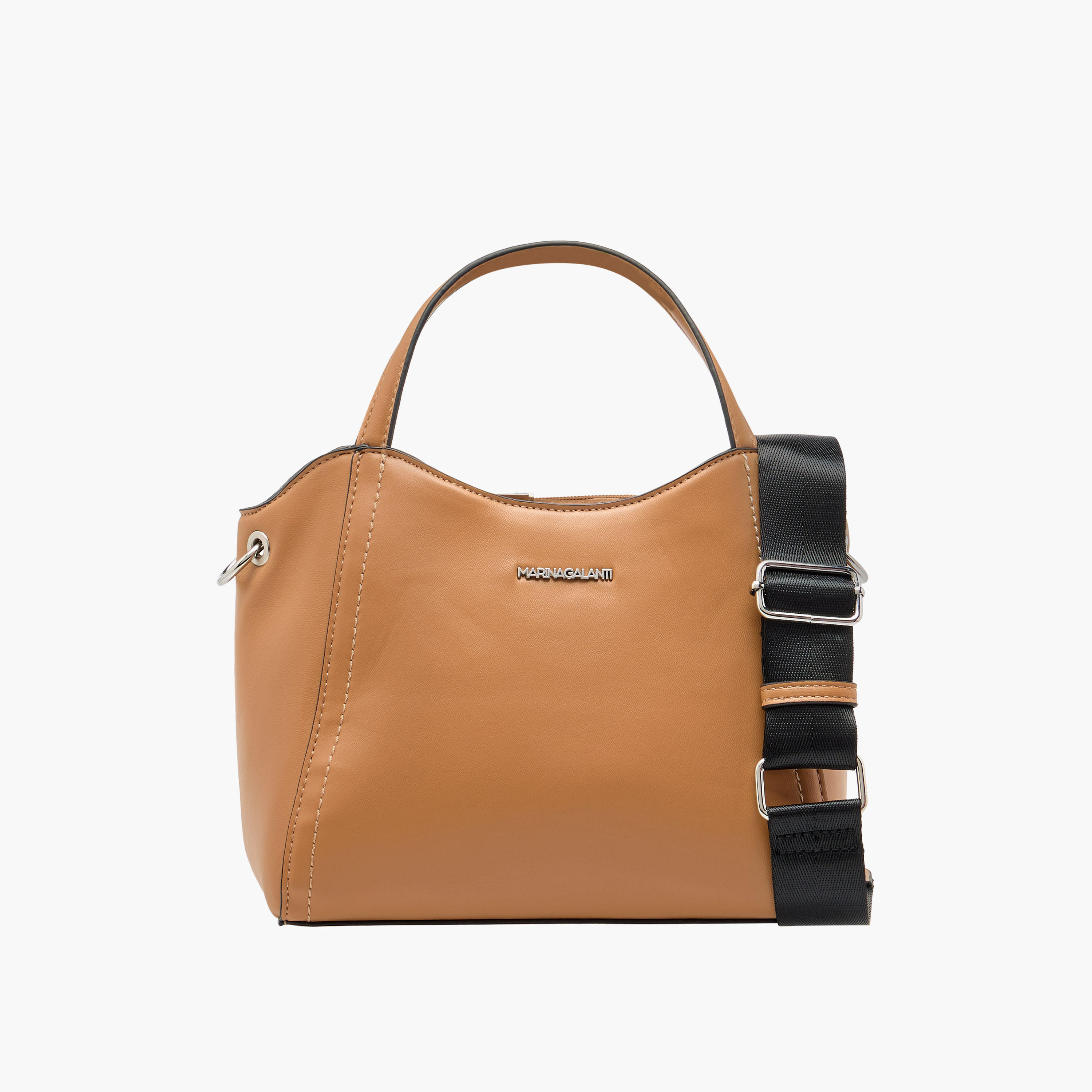 شنطة توتي سادة بمقابض مزدوجة وحزام قابل للتعديل من مارينا جالانتي-women-bagsandwallets-handbags-image-1