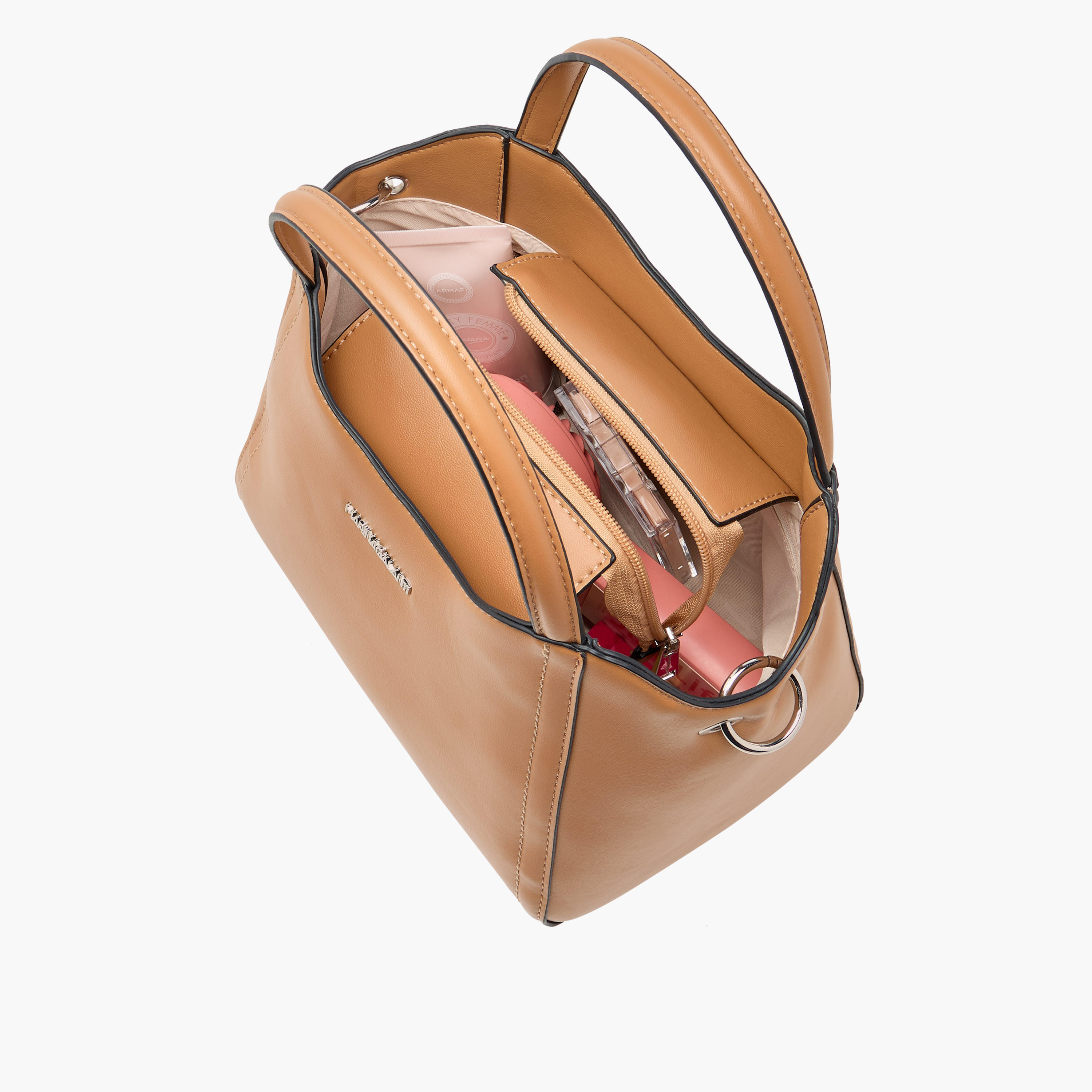 شنطة توتي سادة بمقابض مزدوجة وحزام قابل للتعديل من مارينا جالانتي-women-bagsandwallets-handbags-image-9