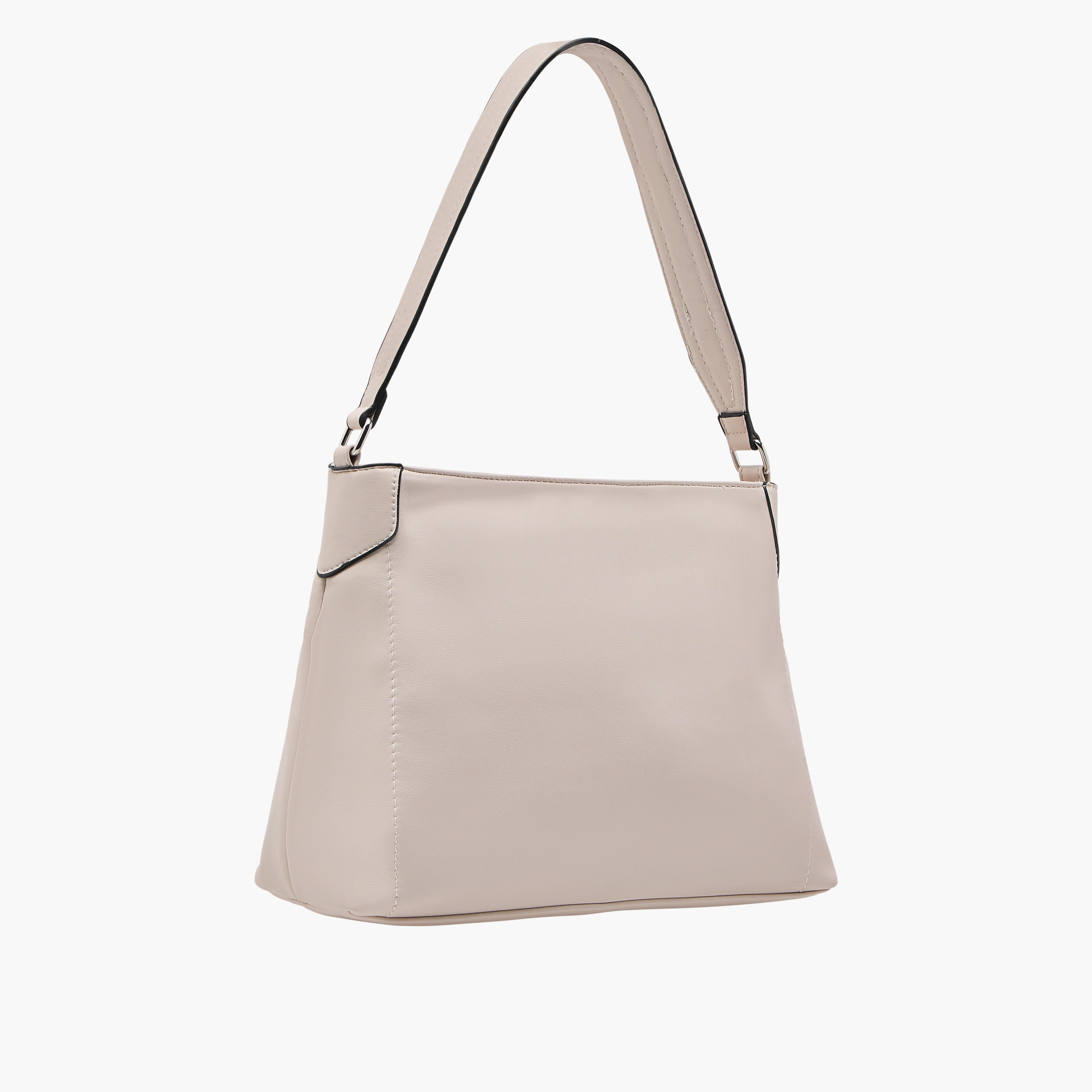 Marina Galanti Solid Shoulder Bag with Detachable Strap and Zip Closure-women-bagsandwallets-handbags-image-4