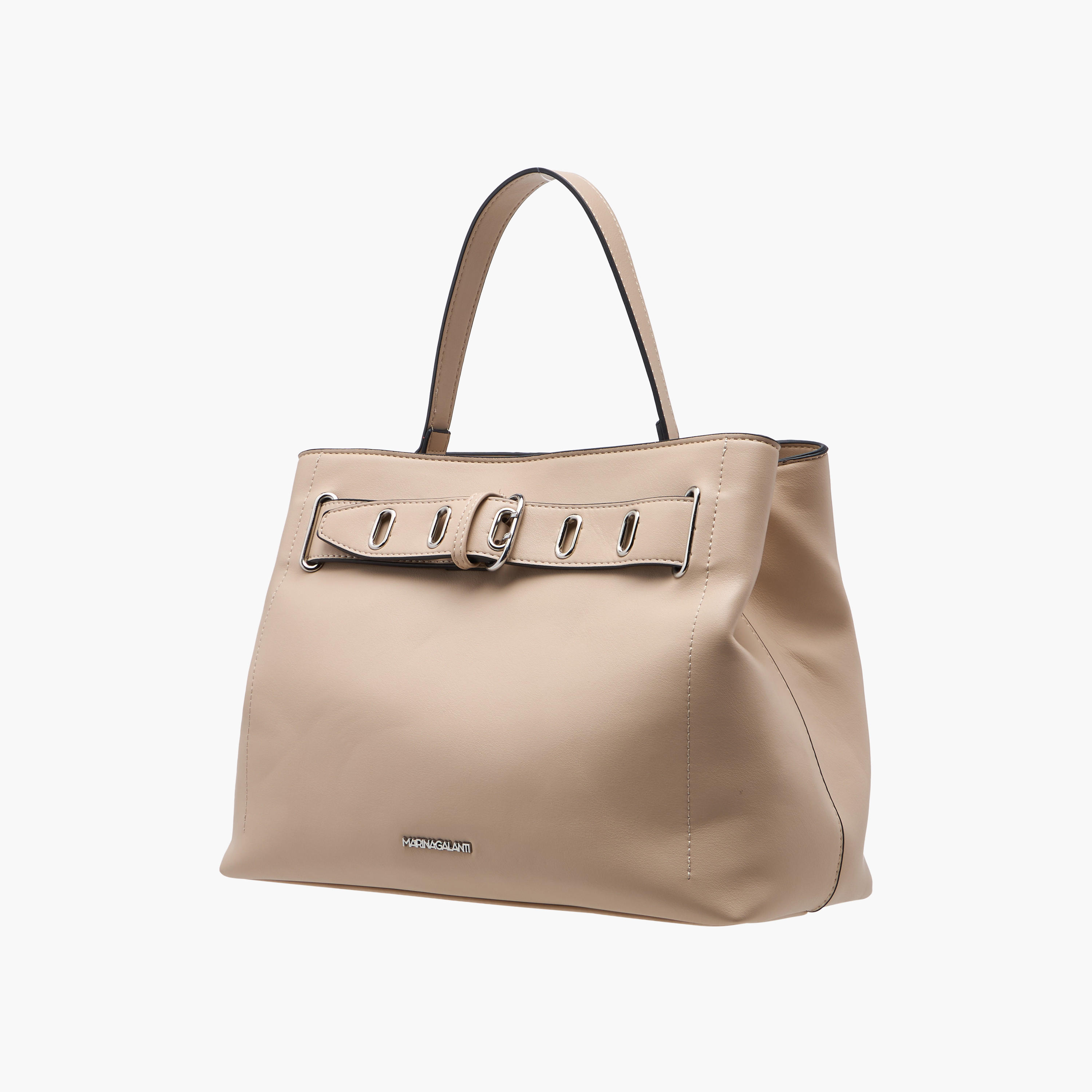 شنطة توتي سادة بتفاصيل إبزيم وسحاب إغلاق من مارينا جالانتي-women-bagsandwallets-handbags-image-4