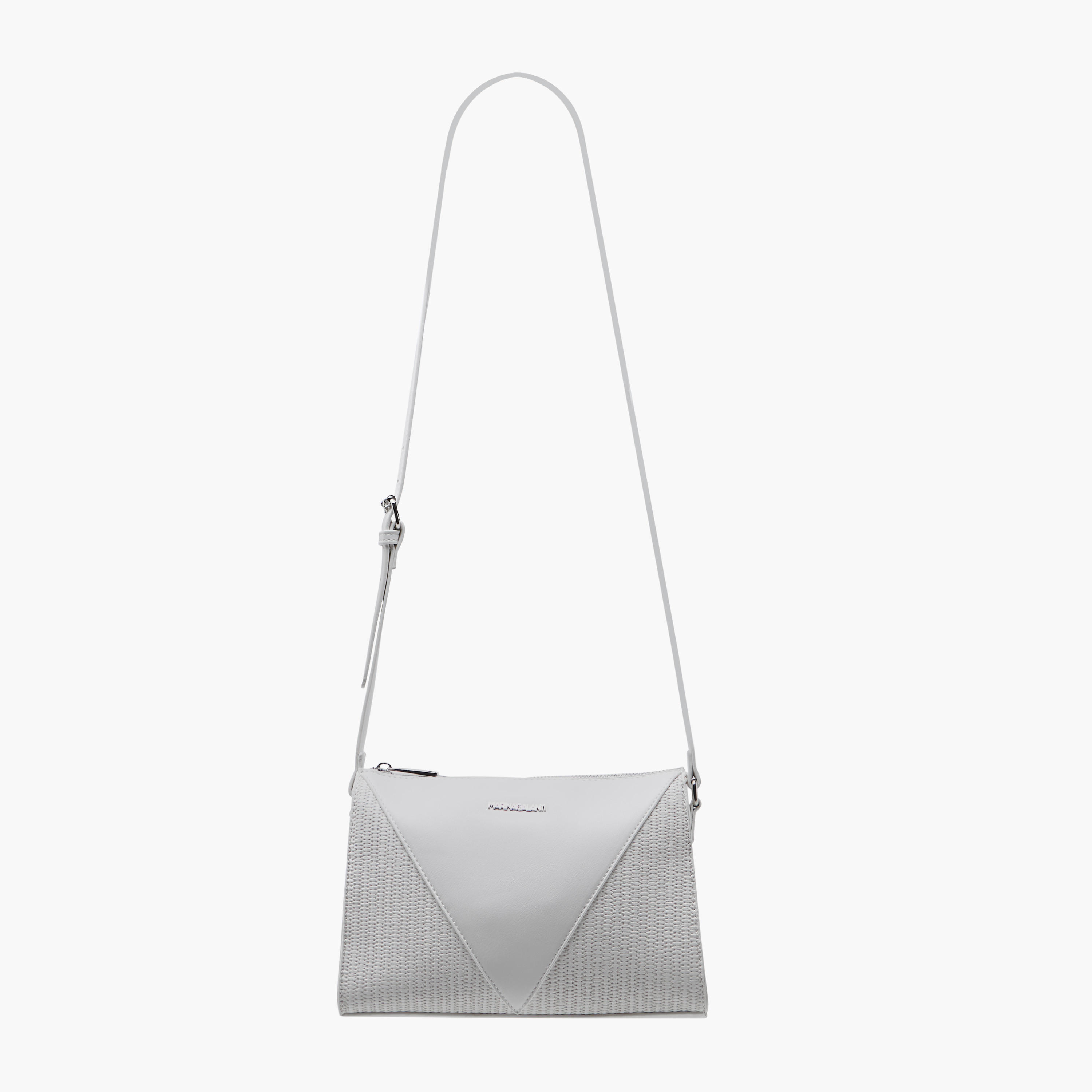 شنطة كروس بودي بارزة الملمس بحزام قابل للتعديل وإغلاق بسحاب من مارينا جالانتي-women-bagsandwallets-handbags-image-3