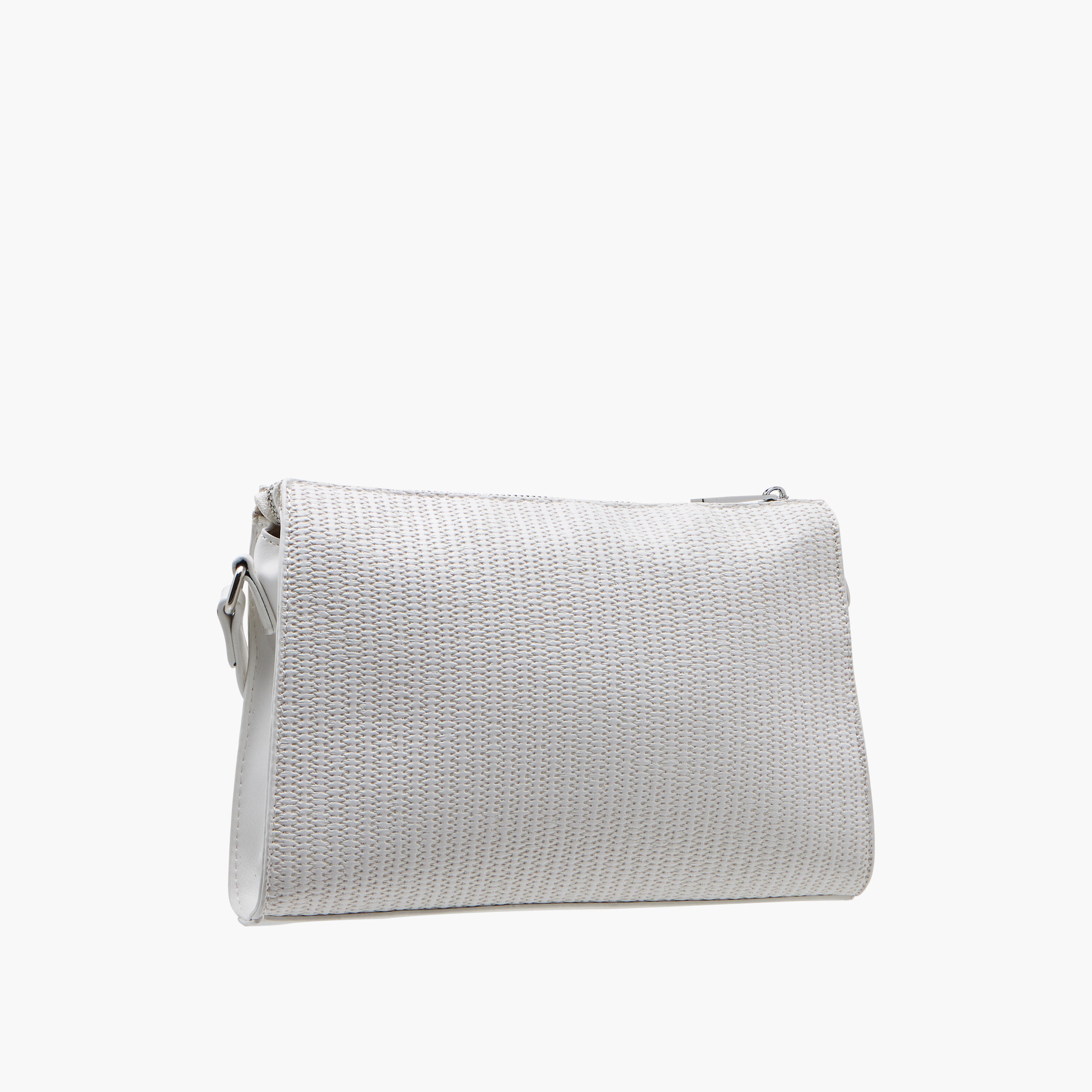 شنطة كروس بودي بارزة الملمس بحزام قابل للتعديل وإغلاق بسحاب من مارينا جالانتي-women-bagsandwallets-handbags-image-4