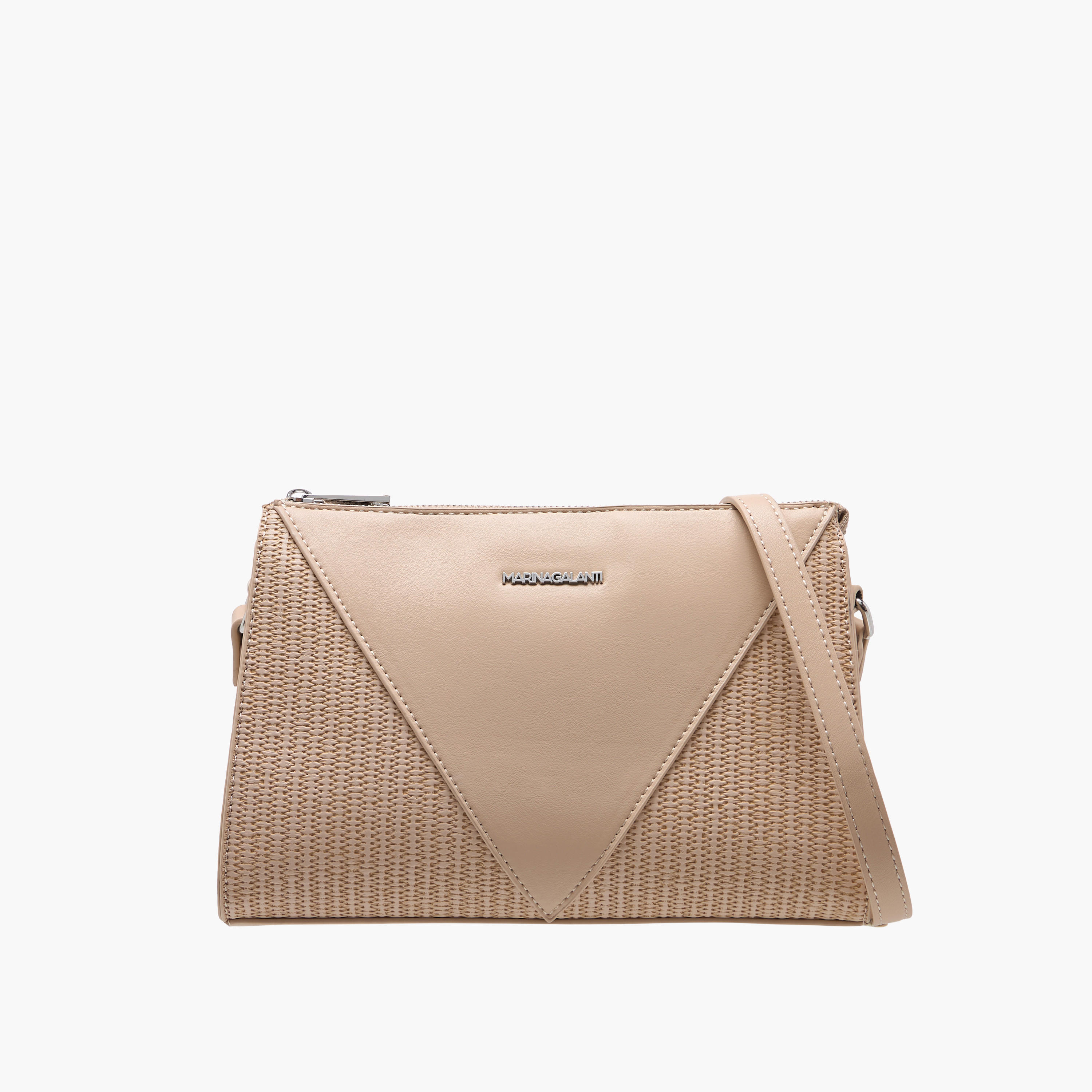 Marina Galanti Textured Crossbody Bag with Adjustable Strap and Zip Closure-women-bagsandwallets-handbags-image-1