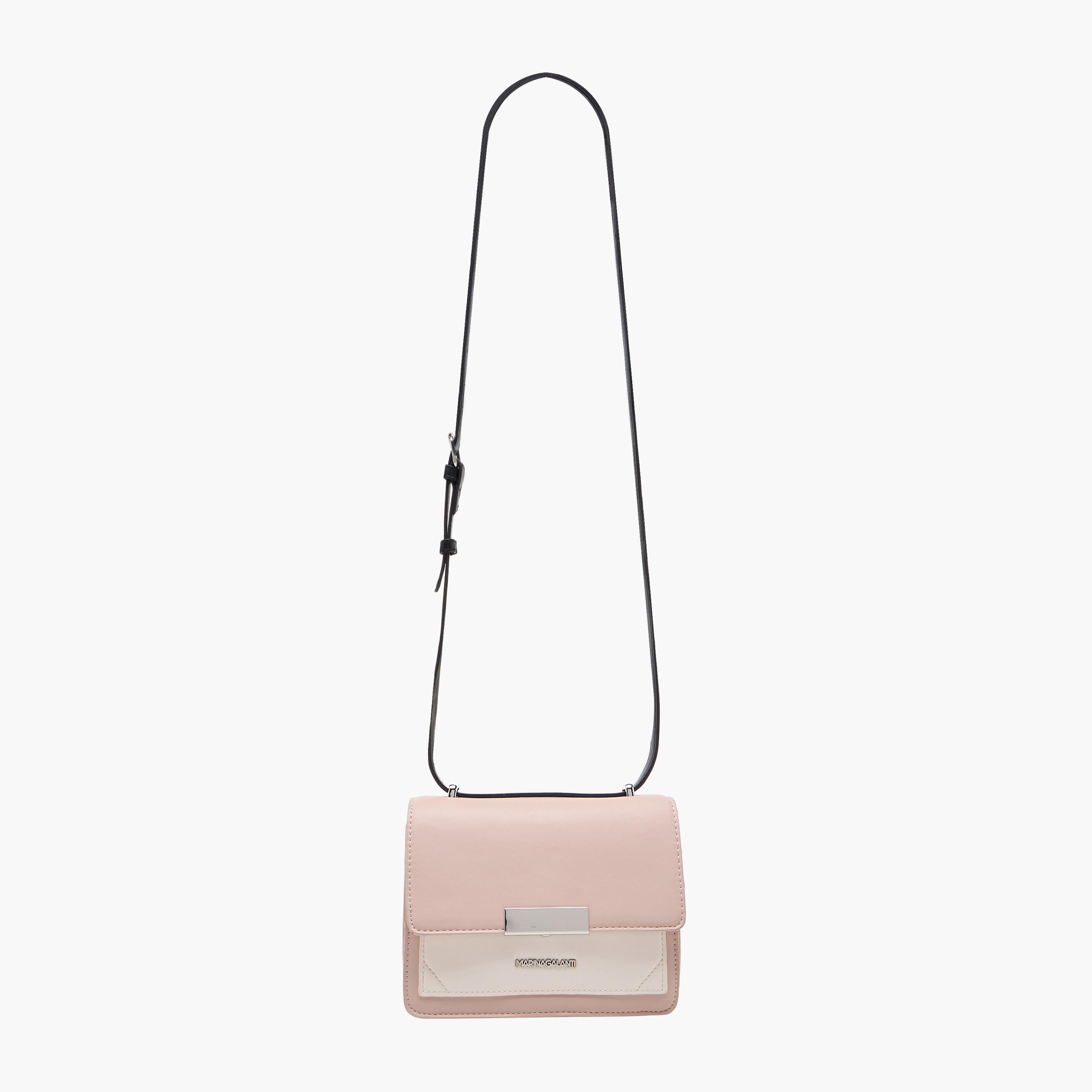 شنطة كروس بودي بقوالب ملونة وحزام قابل للتعديل وإغلاق مغناطيسي من مارينا جالانتي-women-bagsandwallets-handbags-image-3