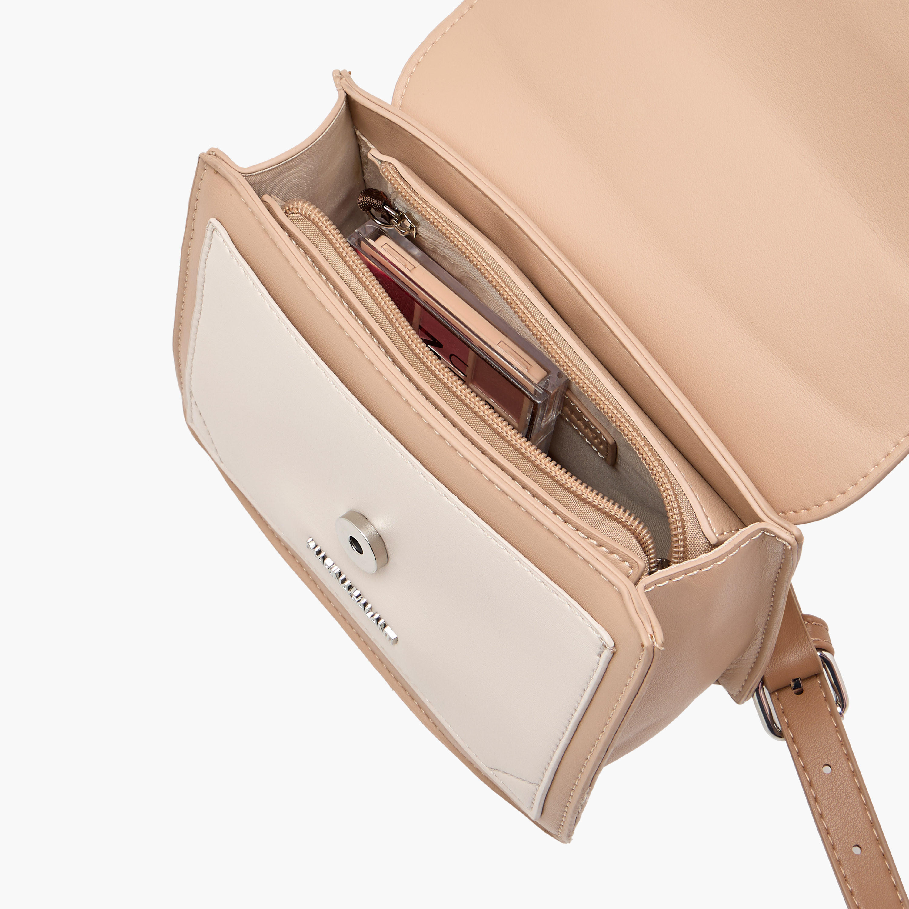 شنطة كروس بودي بقوالب ملونة وحزام قابل للتعديل وإغلاق مغناطيسي من مارينا جالانتي-women-bagsandwallets-handbags-image-8