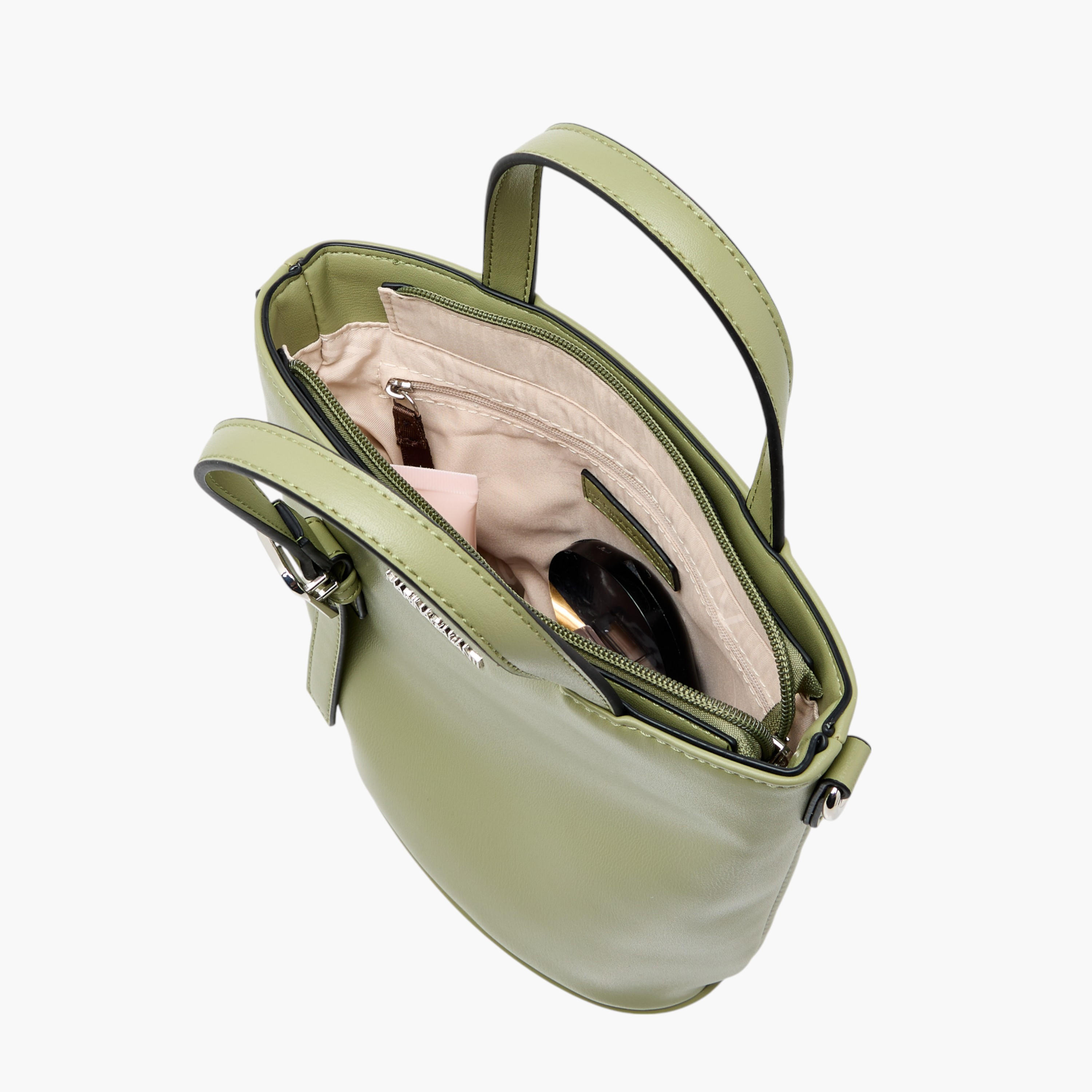 Marina Galanti Solid Crossbody Bag with Zip Closure and Detachable Strap-women-bagsandwallets-handbags-image-9