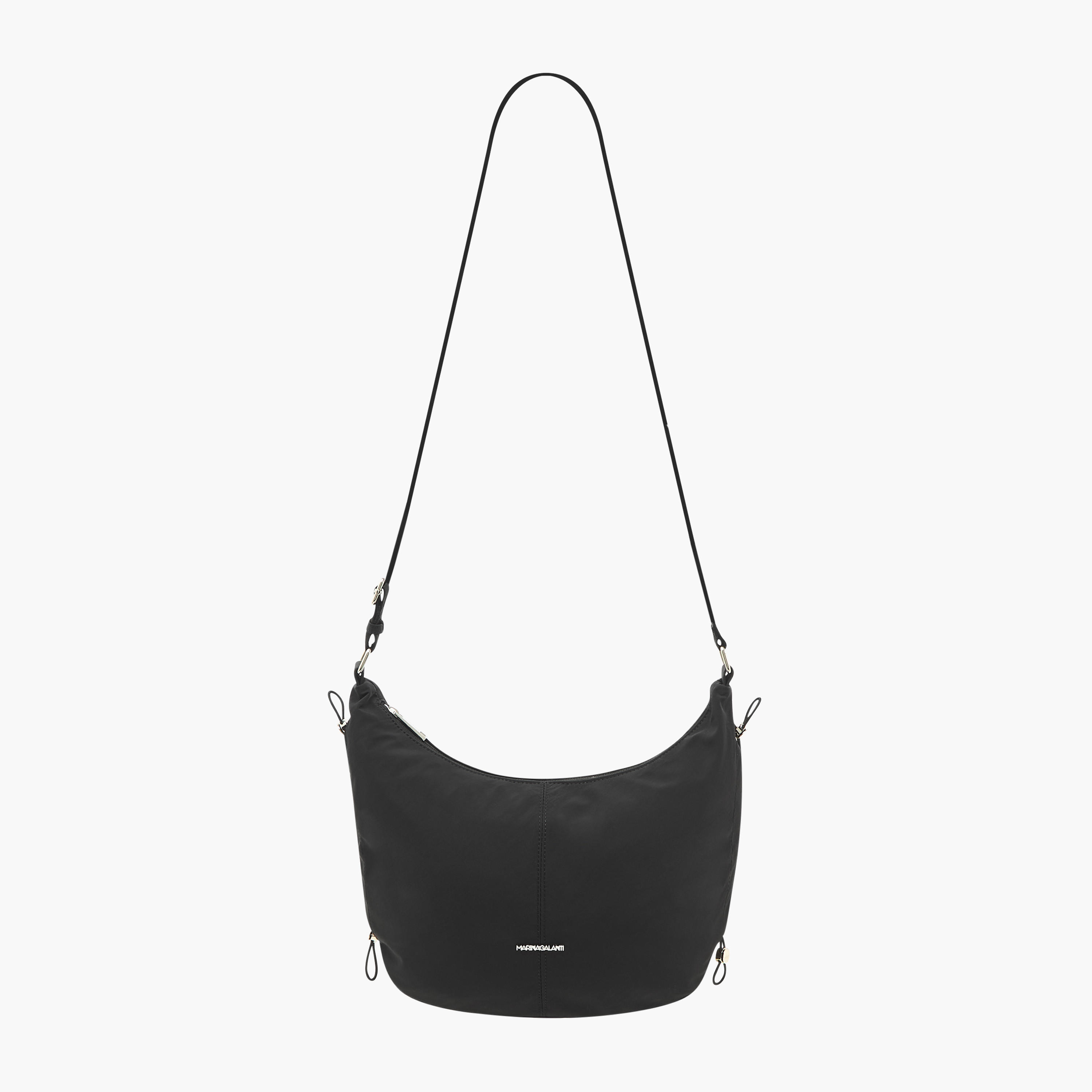 شنطة كروس بودي سادة بحزام قابل للفصل وسحاب إغلاق من مارينا جالانتي-women-bagsandwallets-handbags-image-2