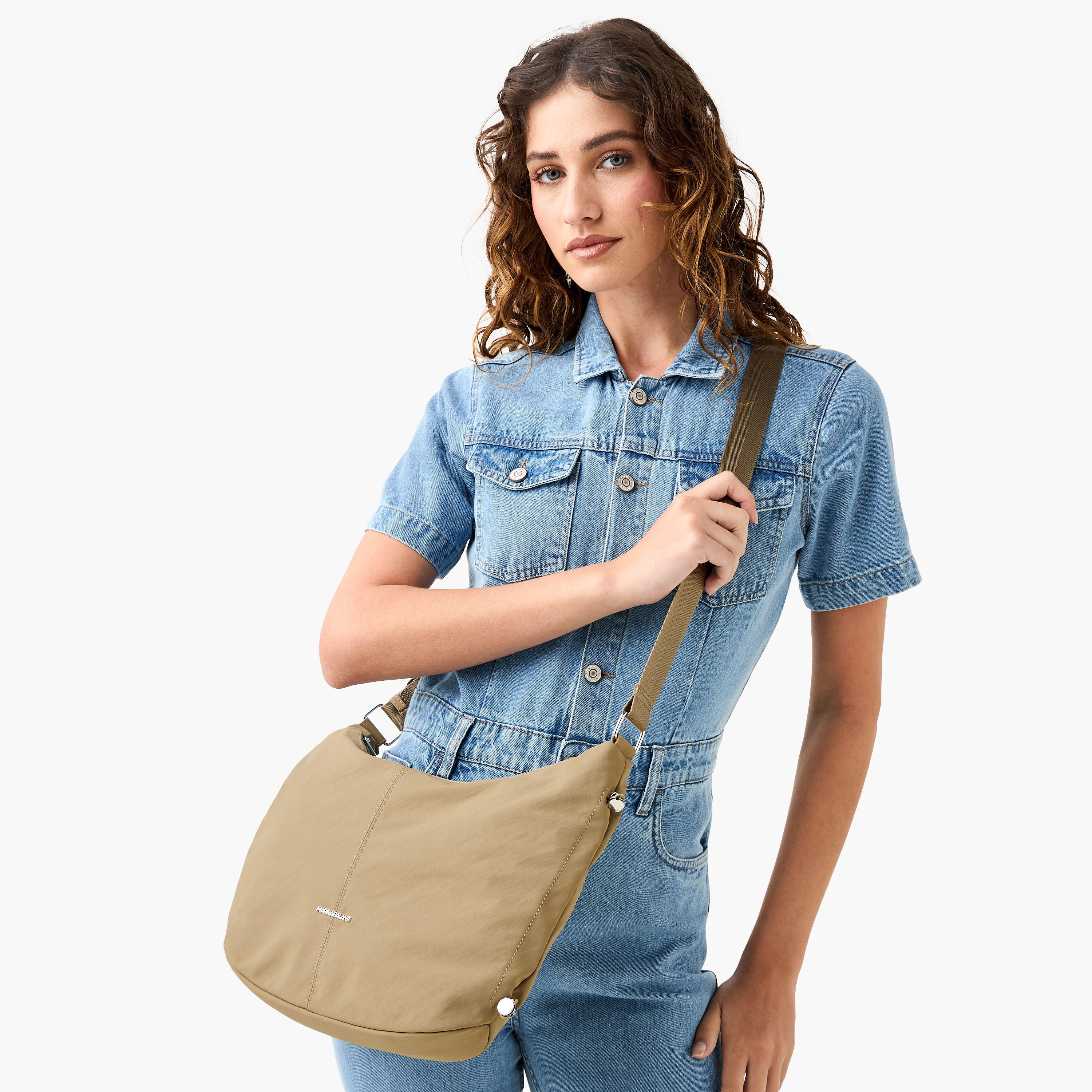 شنطة كروس بودي سادة بحزام قابل للفصل وسحاب إغلاق من مارينا جالانتي-women-bagsandwallets-handbags-image-2