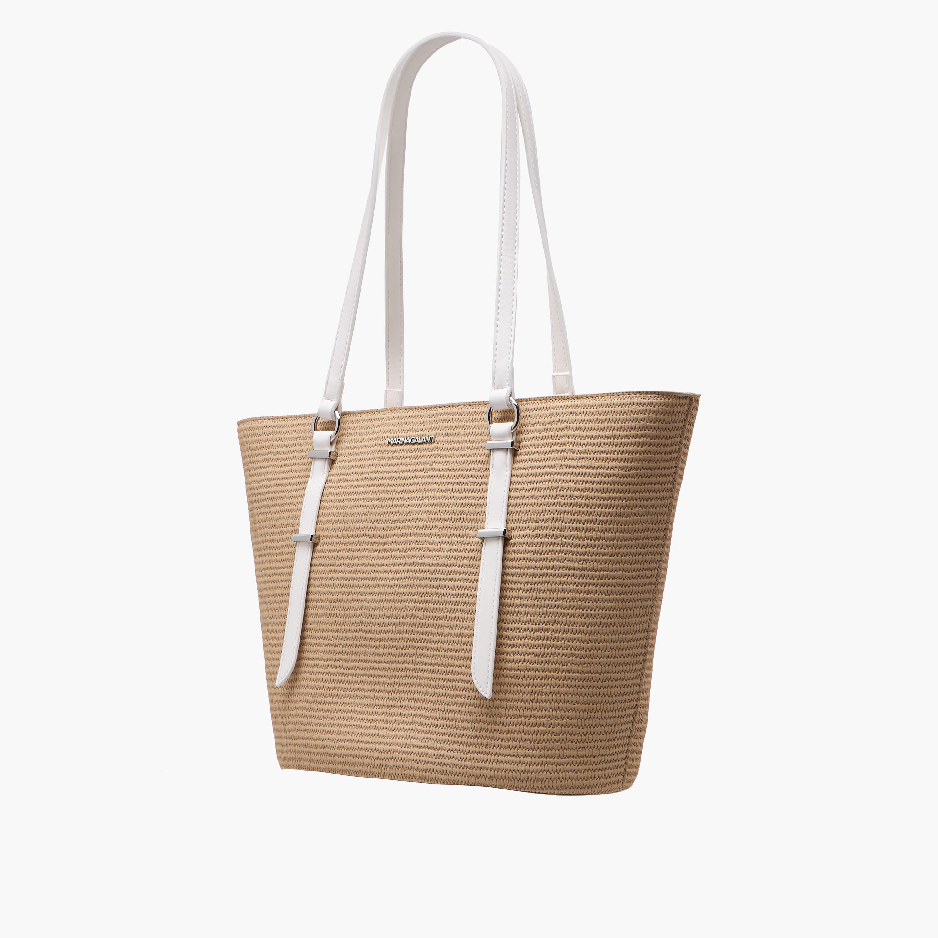 شنطة توتي بارزة الملمس بسحاب إغلاق ومقابض مزدوجة من مارينا جالانتي-women-bagsandwallets-handbags-image-4