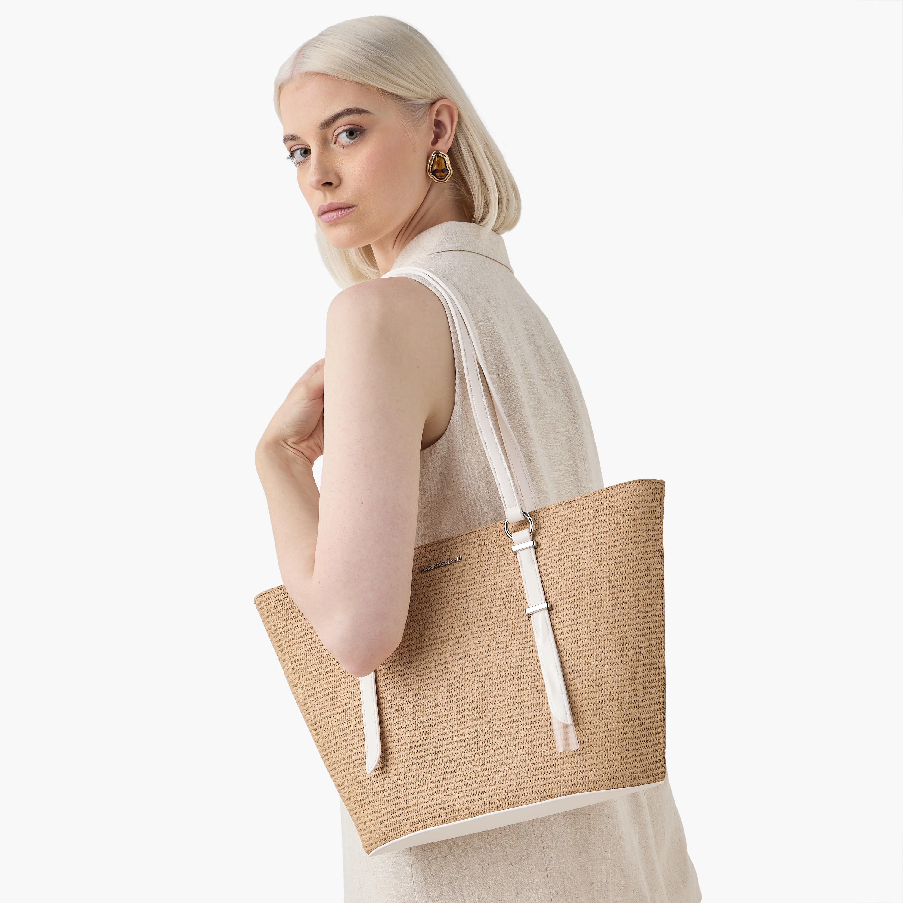 شنطة توتي بارزة الملمس بسحاب إغلاق ومقابض مزدوجة من مارينا جالانتي-women-bagsandwallets-handbags-image-9