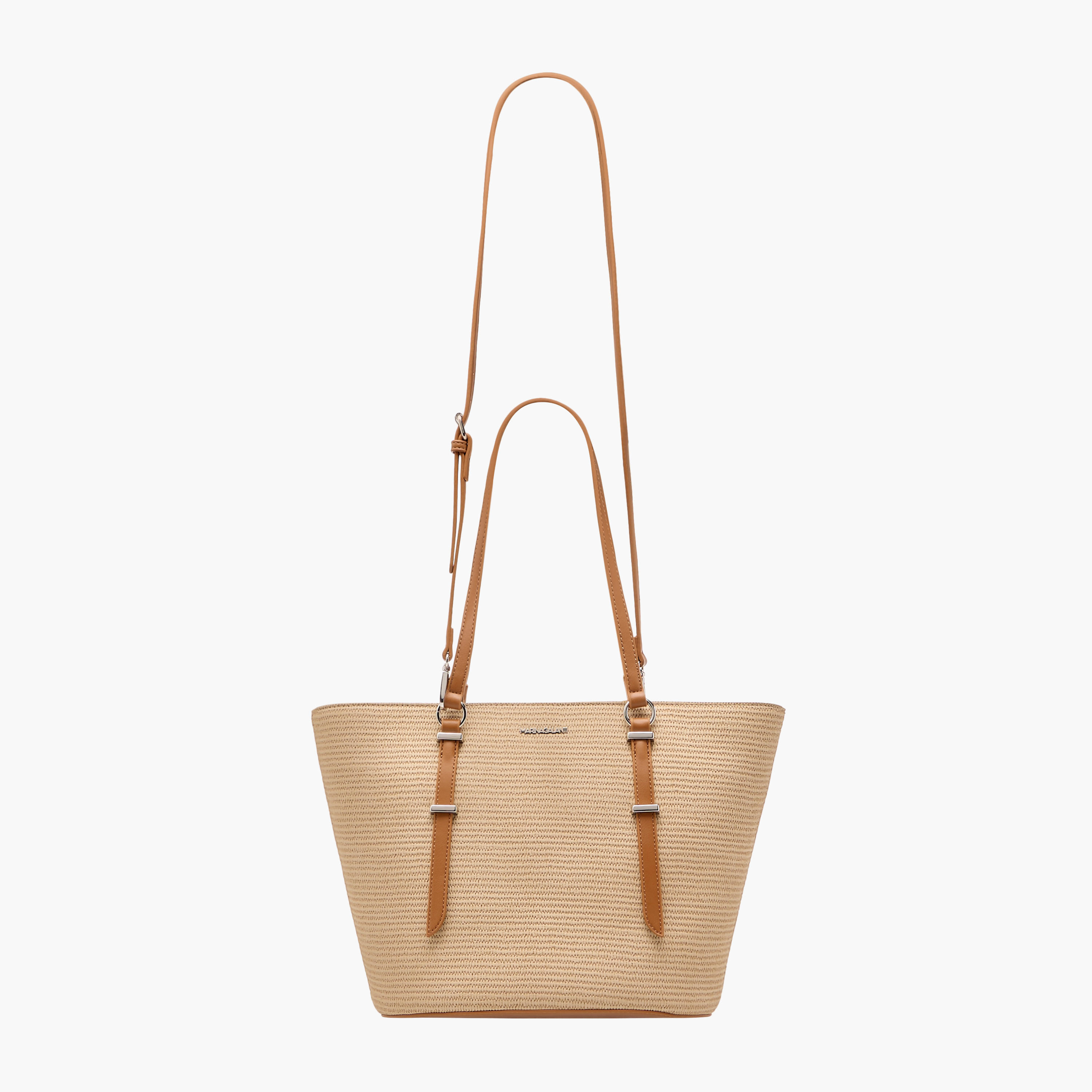 شنطة توتي بارزة الملمس بسحاب إغلاق ومقابض مزدوجة من مارينا جالانتي-women-bagsandwallets-handbags-image-3