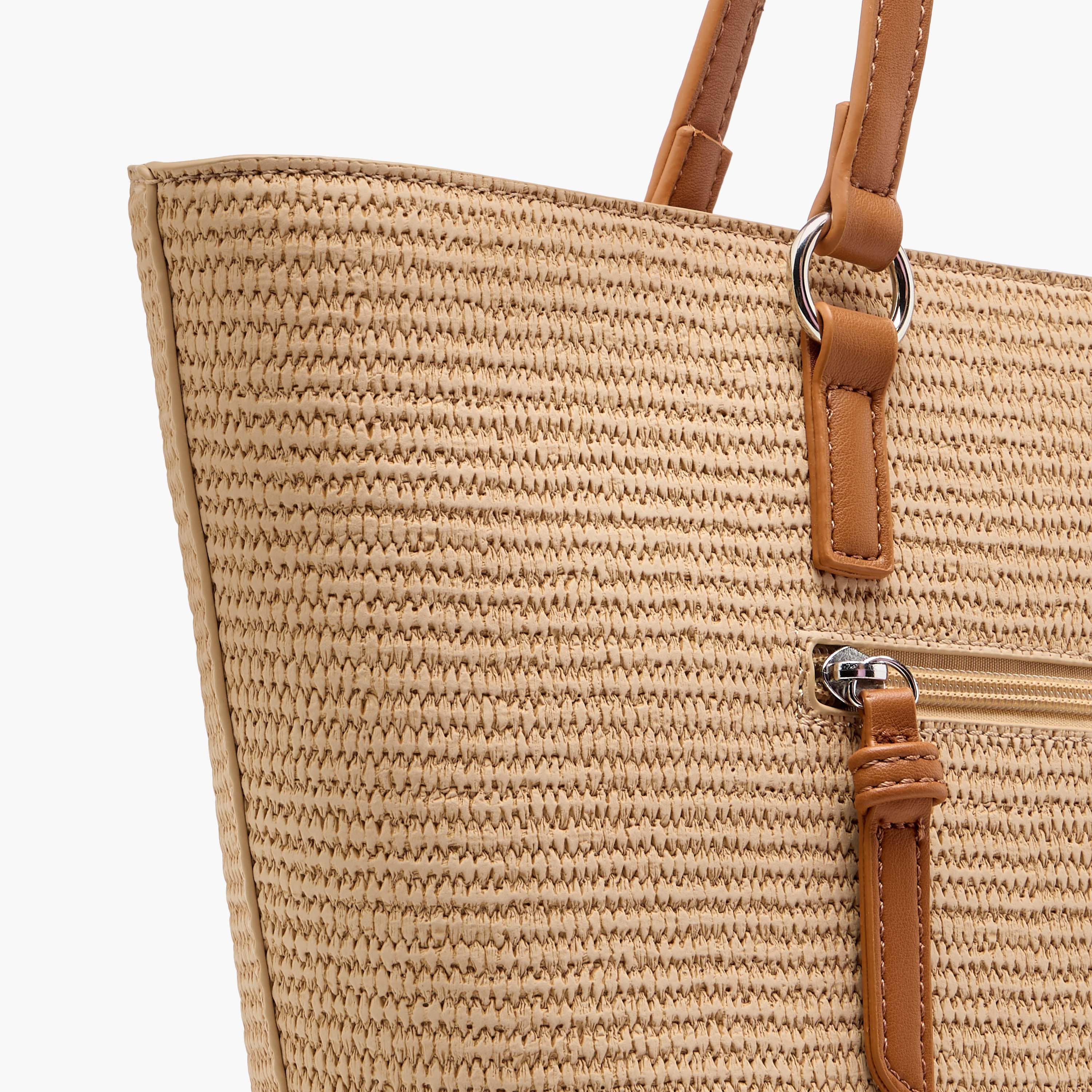 شنطة توتي بارزة الملمس بسحاب إغلاق ومقابض مزدوجة من مارينا جالانتي-women-bagsandwallets-handbags-image-6