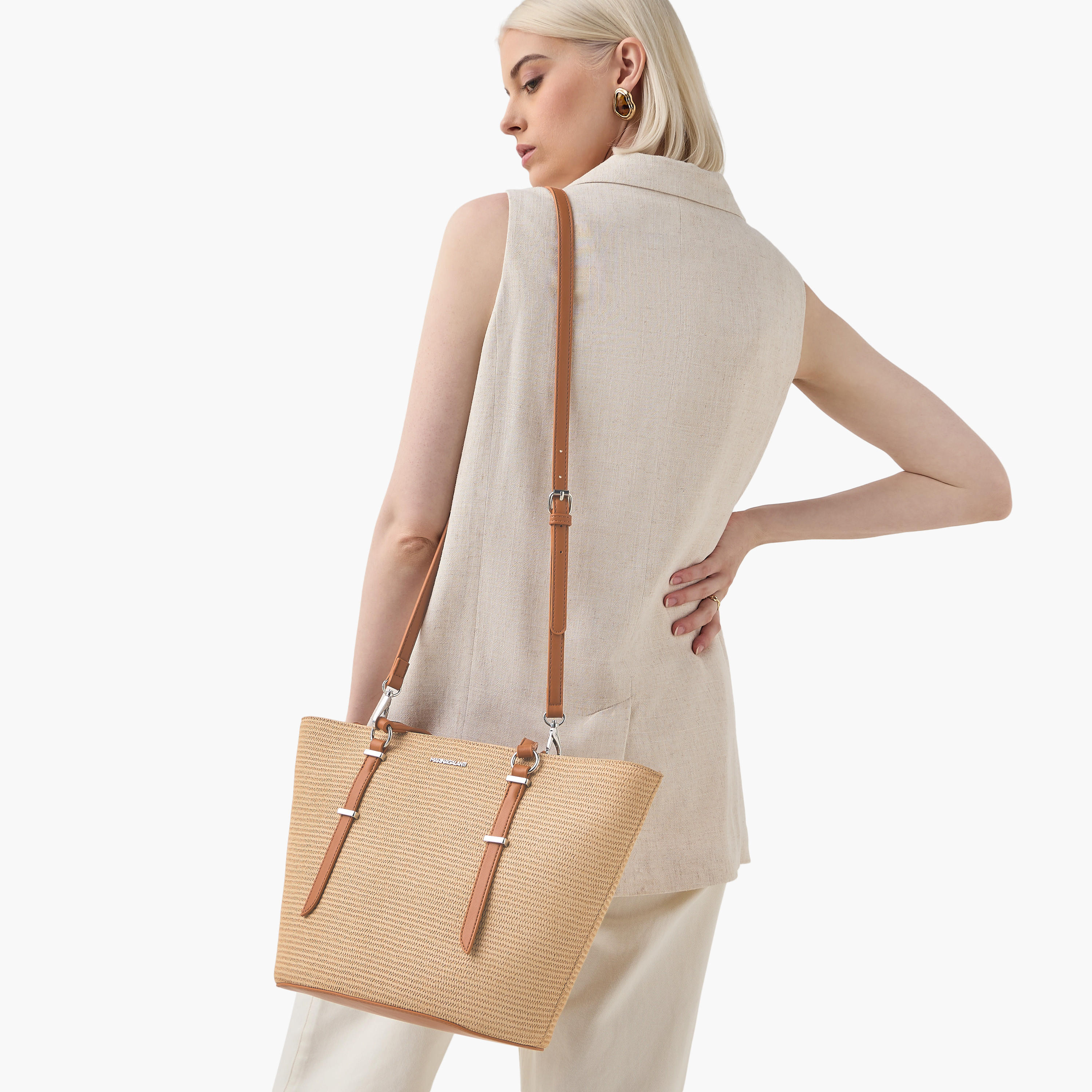 شنطة توتي بارزة الملمس بسحاب إغلاق ومقابض مزدوجة من مارينا جالانتي-women-bagsandwallets-handbags-image-8