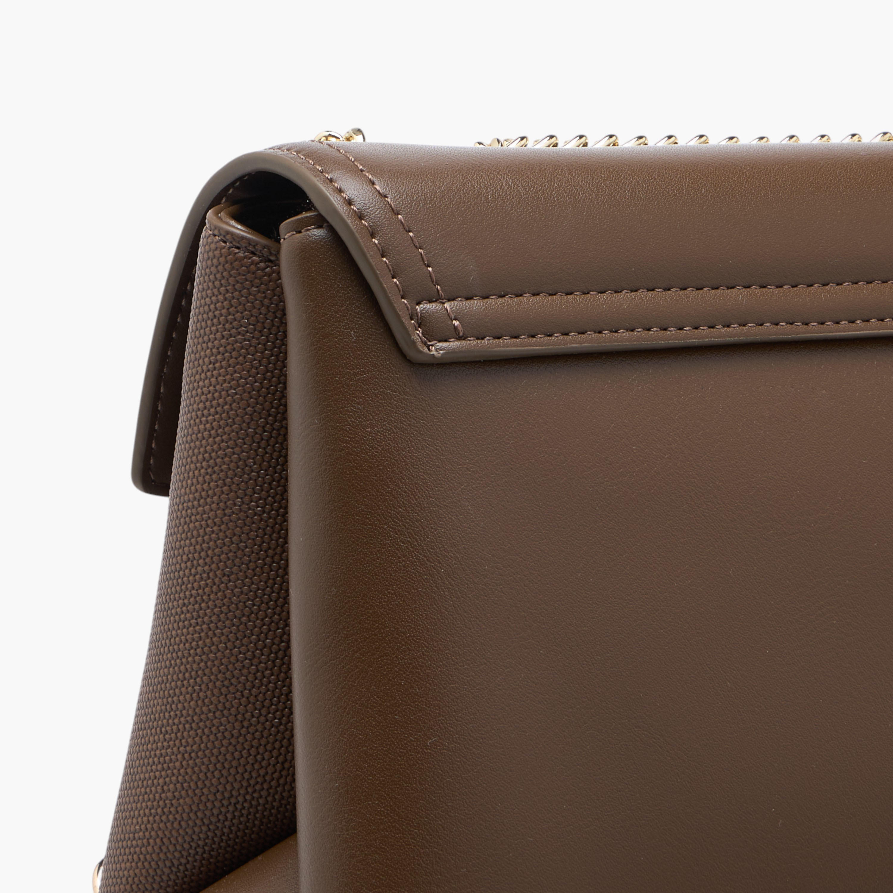 Marina Galanti Solid Crossbody Bag with Chain Strap and Zip Around Wallet-women-bagsandwallets-handbags-image-8