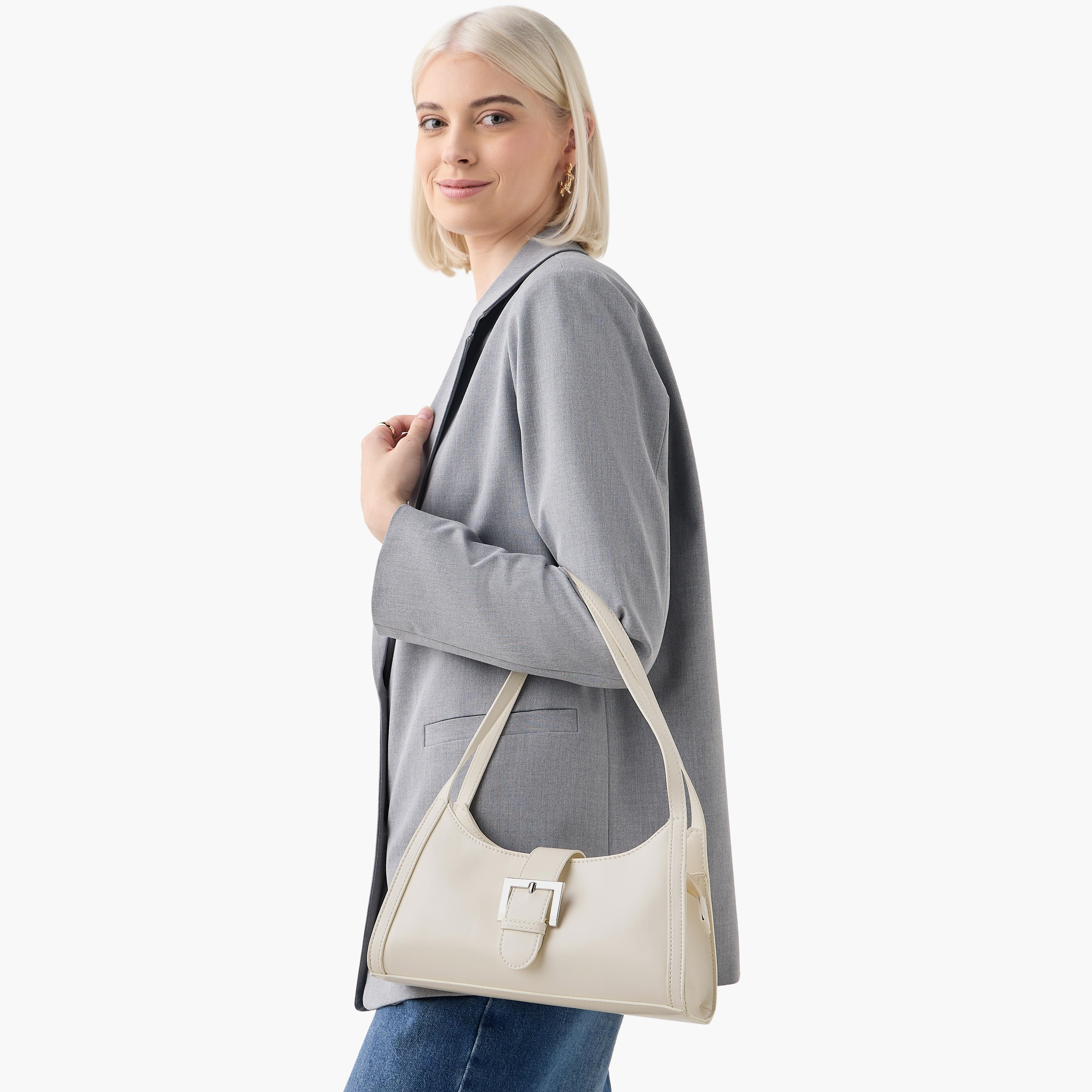 شنطة كتف سادة بمقابض مزدوجة وإغلاق مغناطيسي من مارينا جالانتي-women-bagsandwallets-handbags-image-2