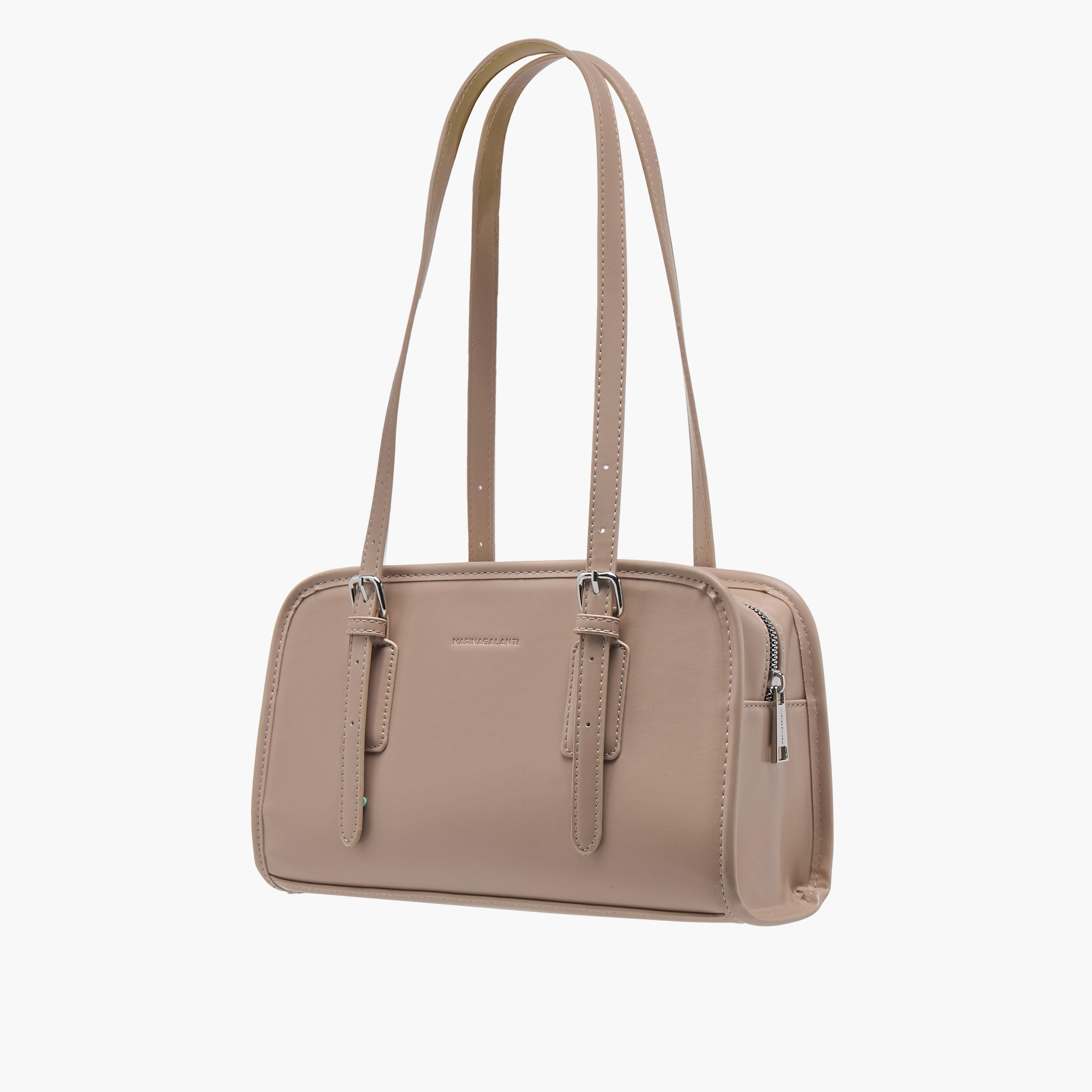 شنطة توتي سادة بمقابض مزدوجة وتفاصيل إبزيم من مارينا جالانتي-women-bagsandwallets-handbags-image-3