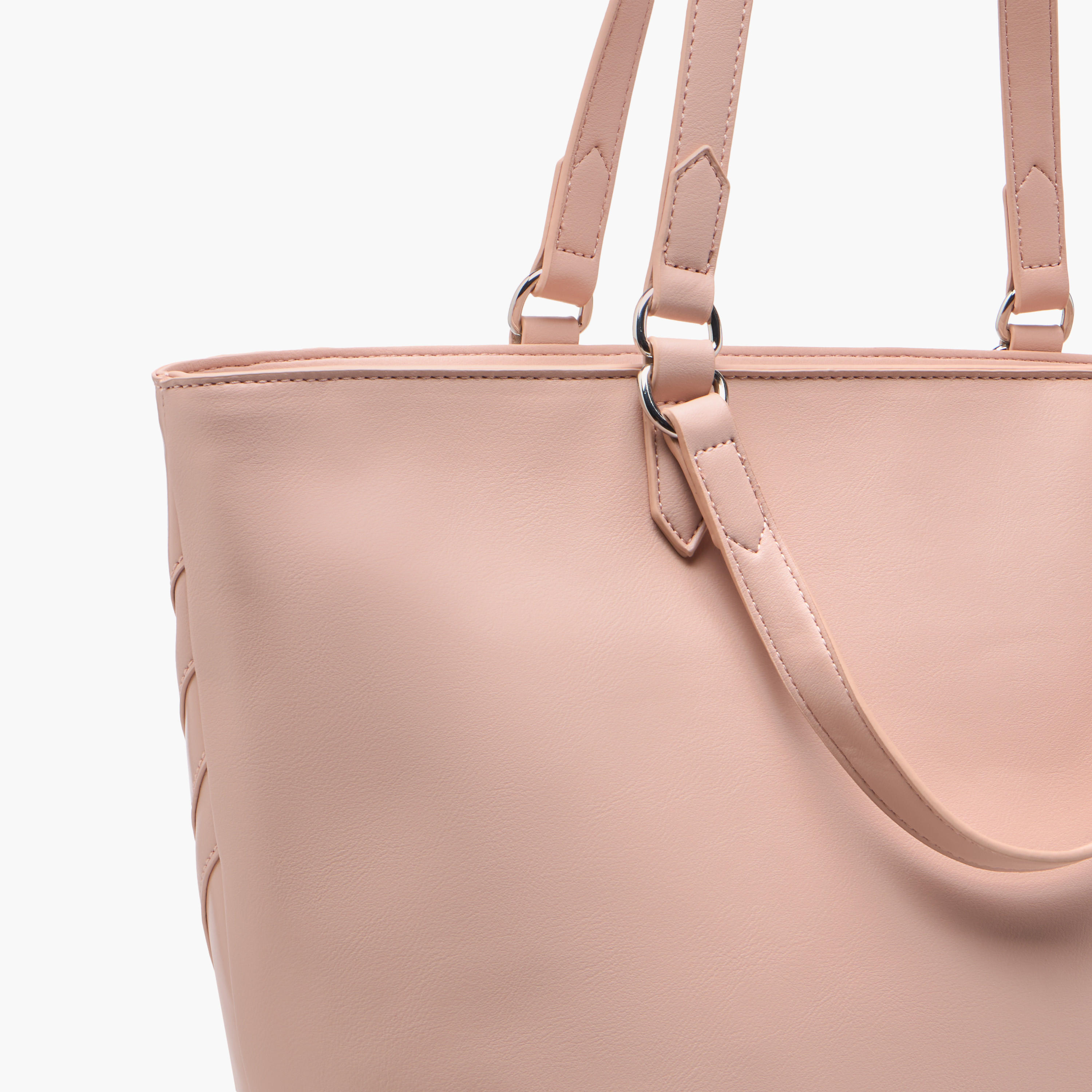 Marina Galanti Textured Tote Bag with Double Handles and Zip Closure-women-bagsandwallets-handbags-image-6