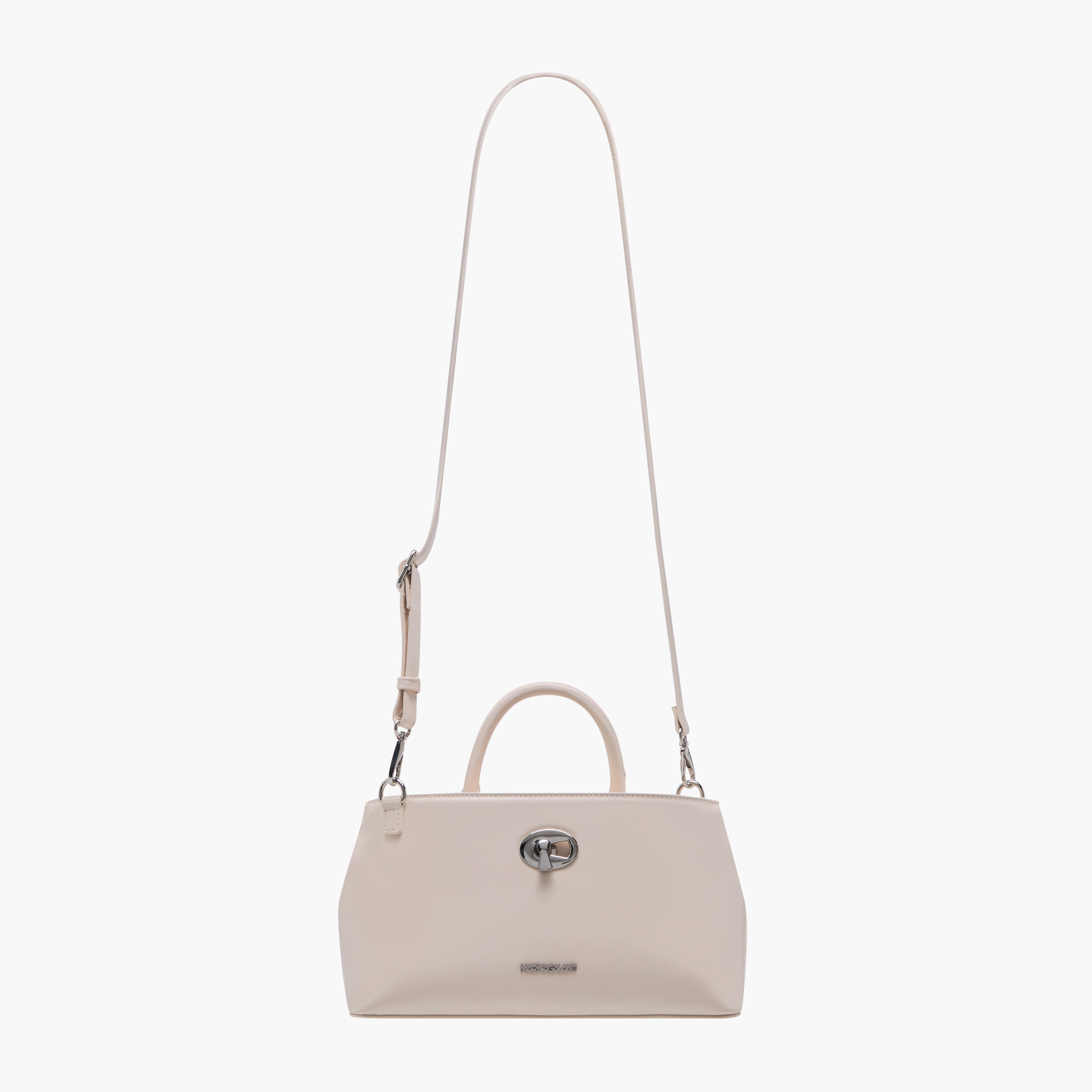 Marina Galanti Solid Shoulder Bag with Grab Handle and Twist Lock Closure-women-bagsandwallets-handbags-image-3