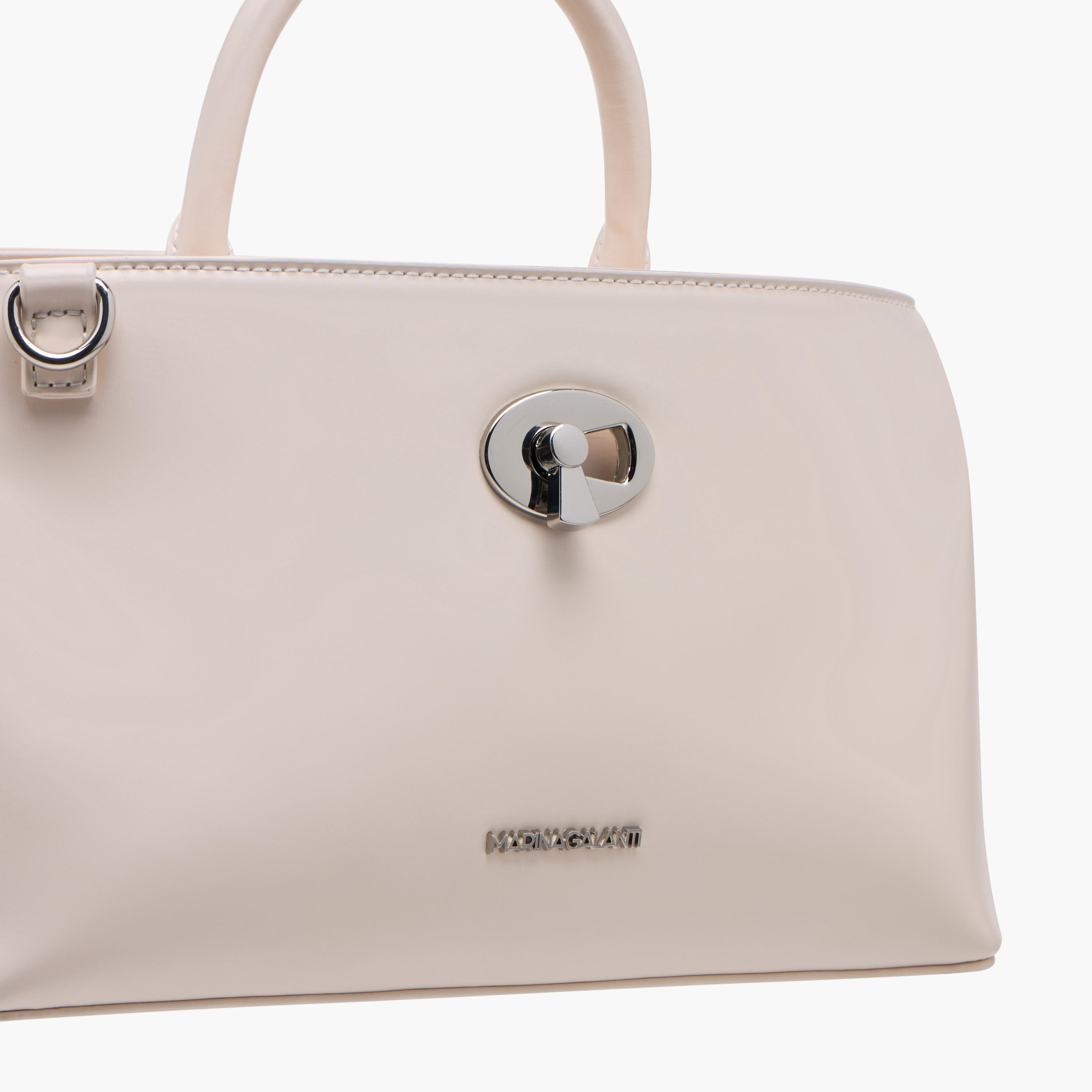 Marina Galanti Solid Shoulder Bag with Grab Handle and Twist Lock Closure-women-bagsandwallets-handbags-image-5