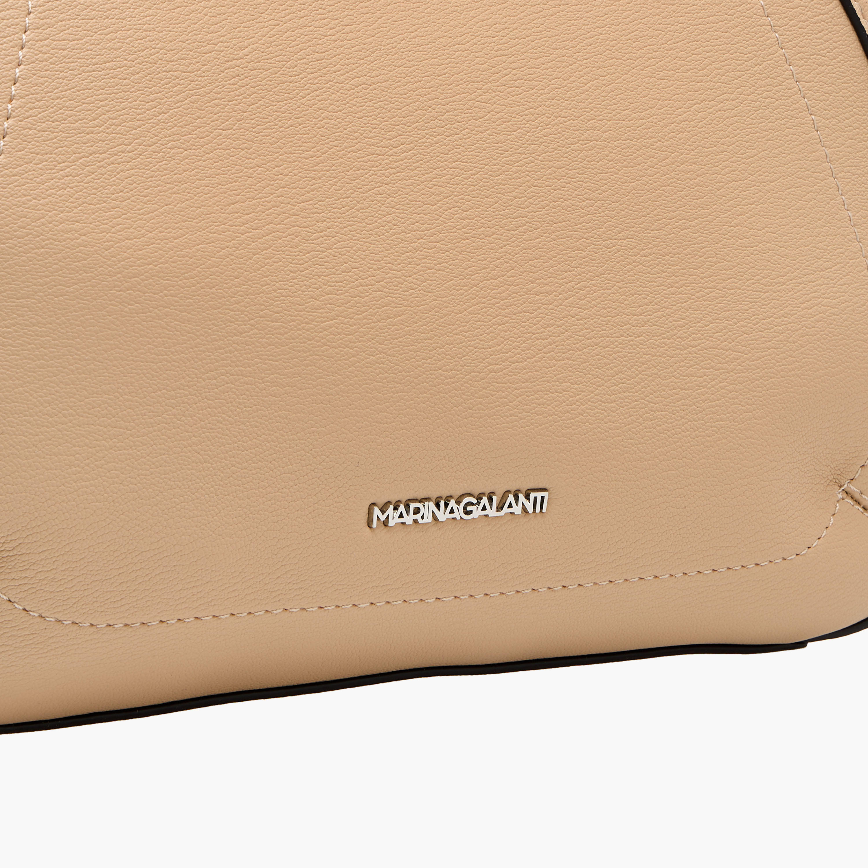 شنطة توتي سادة بحزام قابل للفصل وسحاب إغلاق من مارينا جالانتي-women-bagsandwallets-handbags-image-5