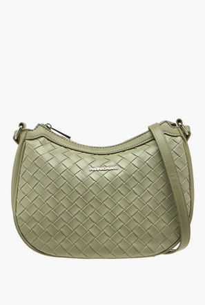 Marina Galanti Textured Crossbody Bag with Adjustable Strap and Zip Closure-women-image-1