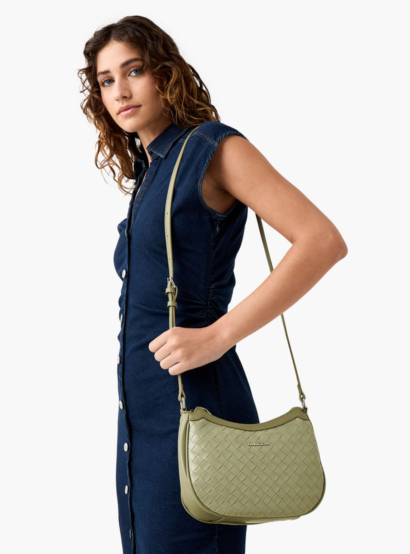 Marina Galanti Textured Crossbody Bag with Adjustable Strap and Zip Closure-women-bagsandwallets-handbags-image-2