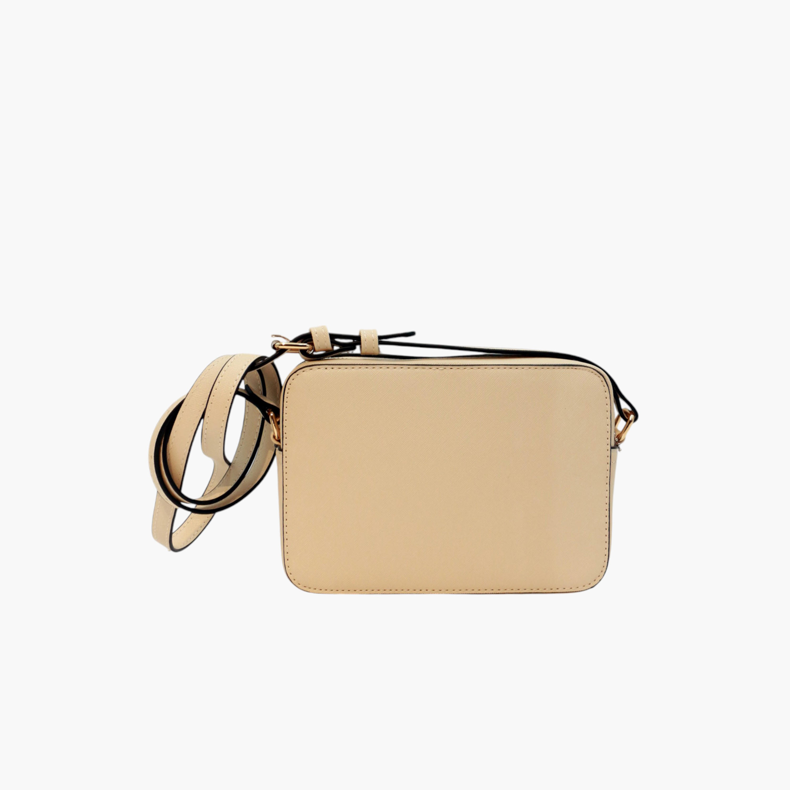 Still 19 Logo Embossed Crossbody Bag with Zip Closure-women-bagsandwallets-handbags-image-4