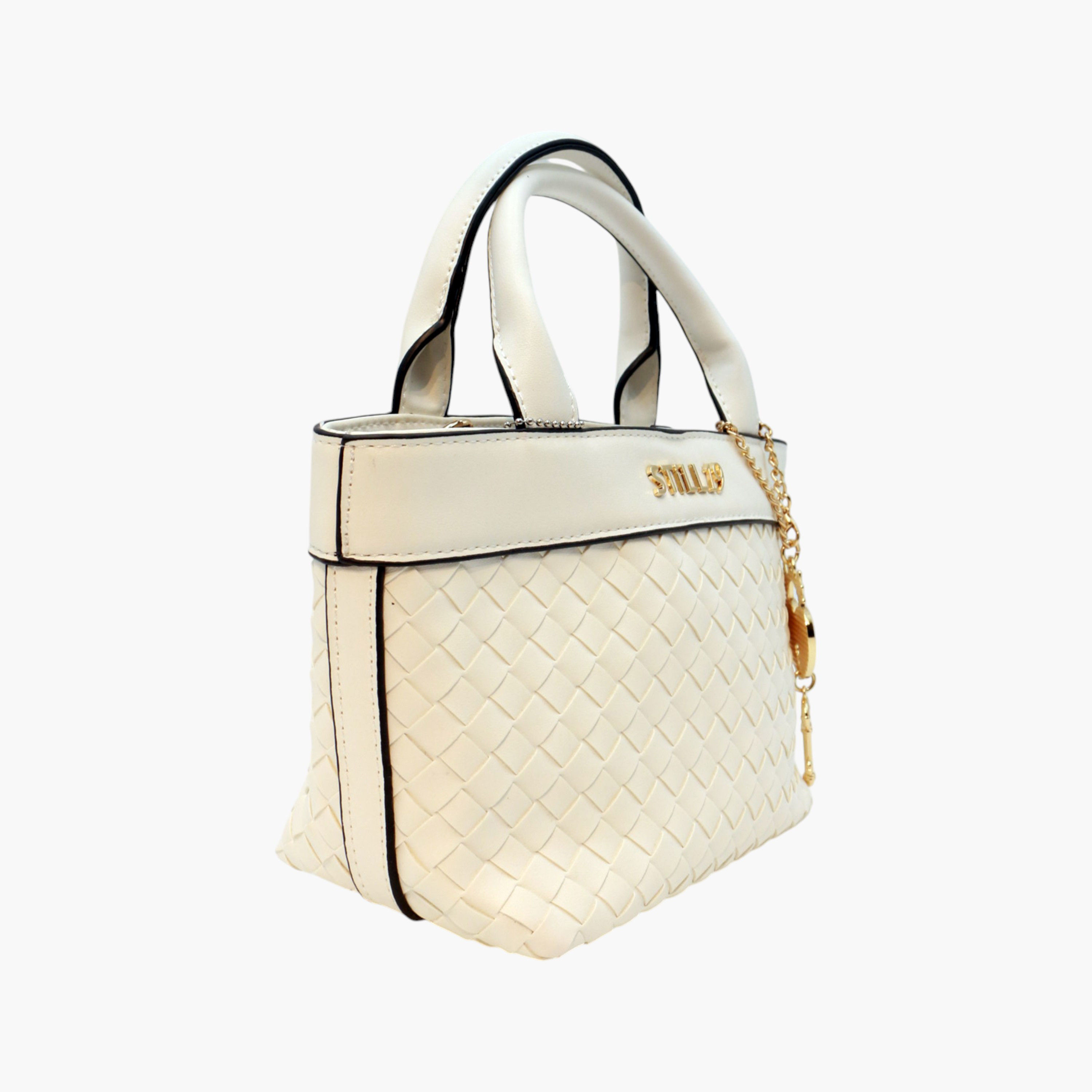 Still 19 Textured Tote Bag with Double Handles-women-bagsandwallets-handbags-image-3