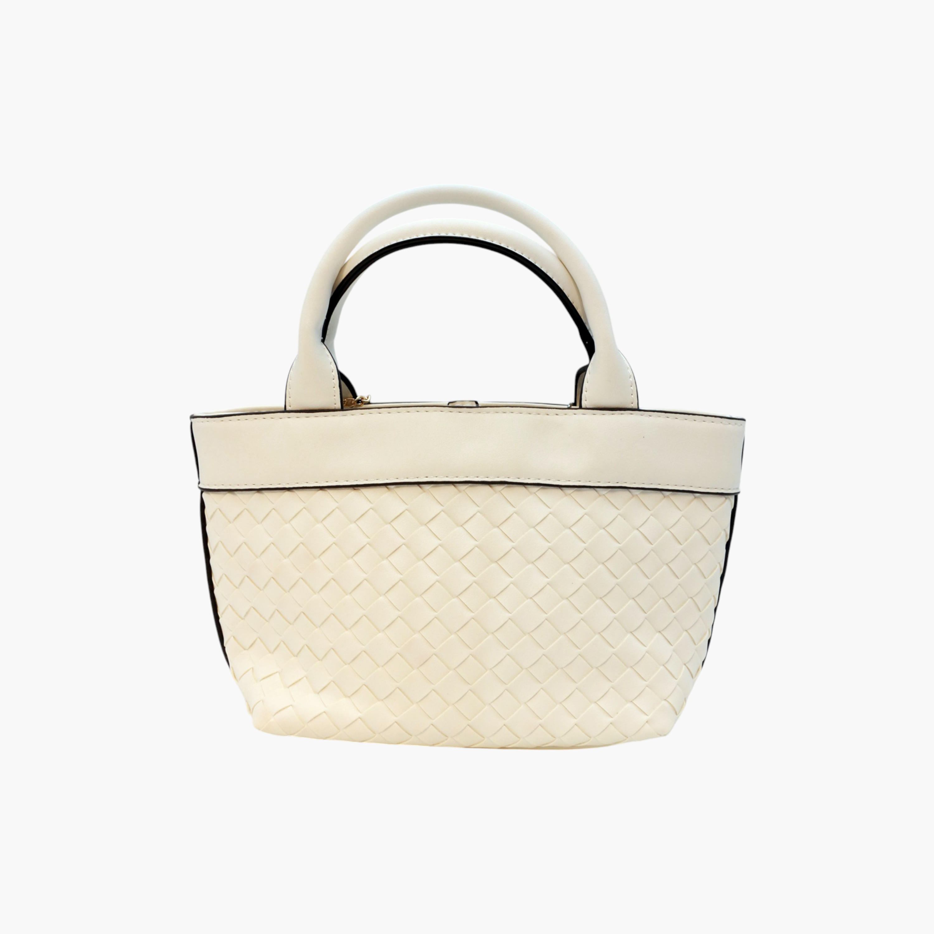 Still 19 Textured Tote Bag with Double Handles-women-bagsandwallets-handbags-image-4