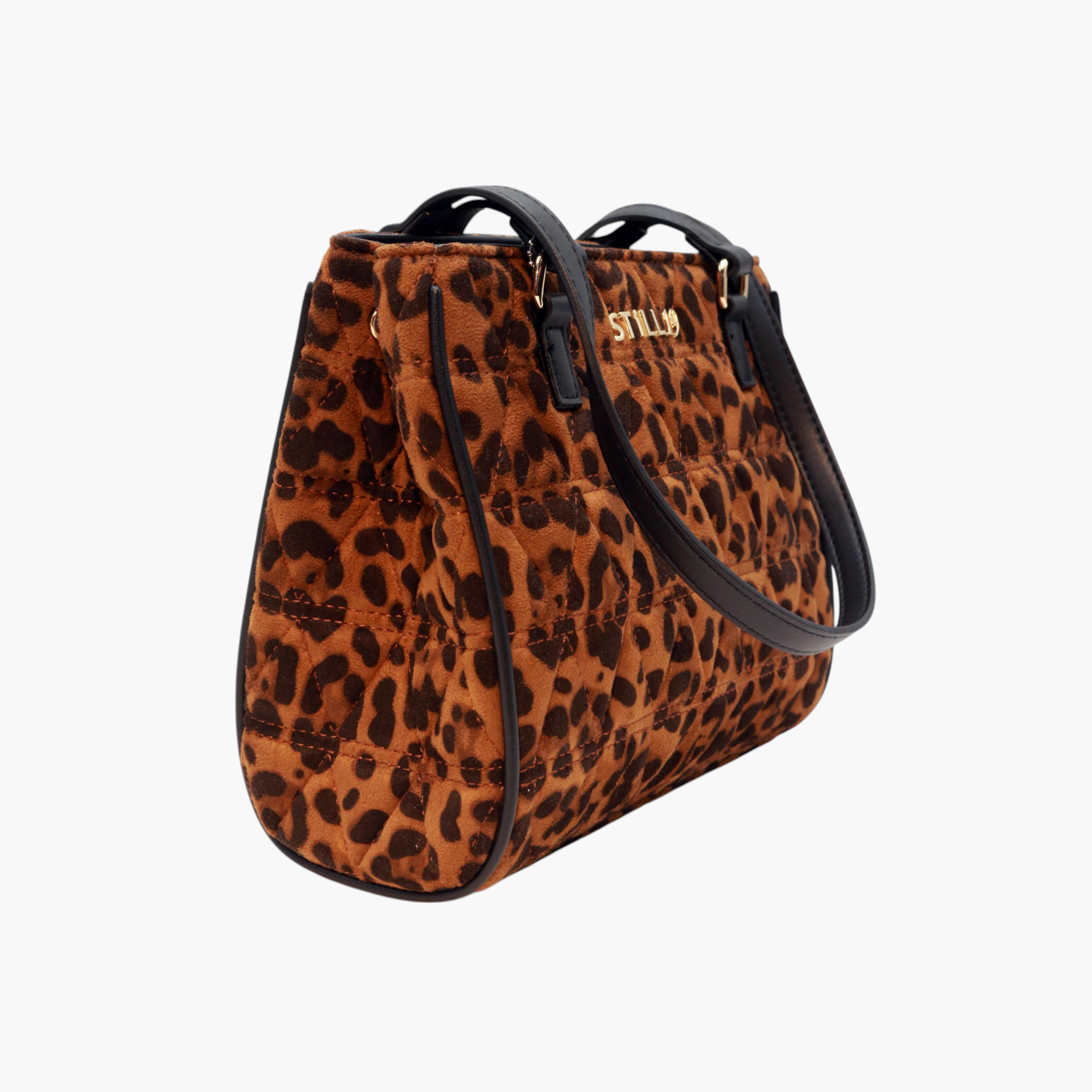 Still 19 Animal Textured Tote Bag with Double Handle-women-bagsandwallets-handbags-image-3