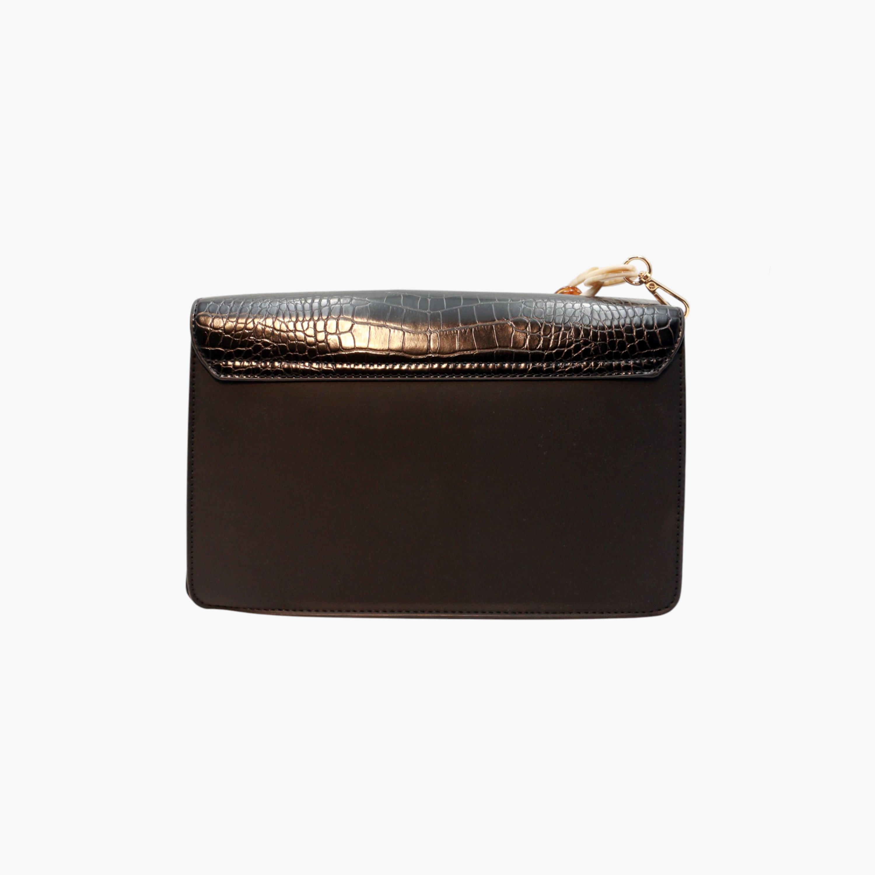 شنطة كتف بارزة الملمس بحزام سلسلة قابل للفصل وطية إغلاق من ستيل 19-women-bagsandwallets-handbags-image-4