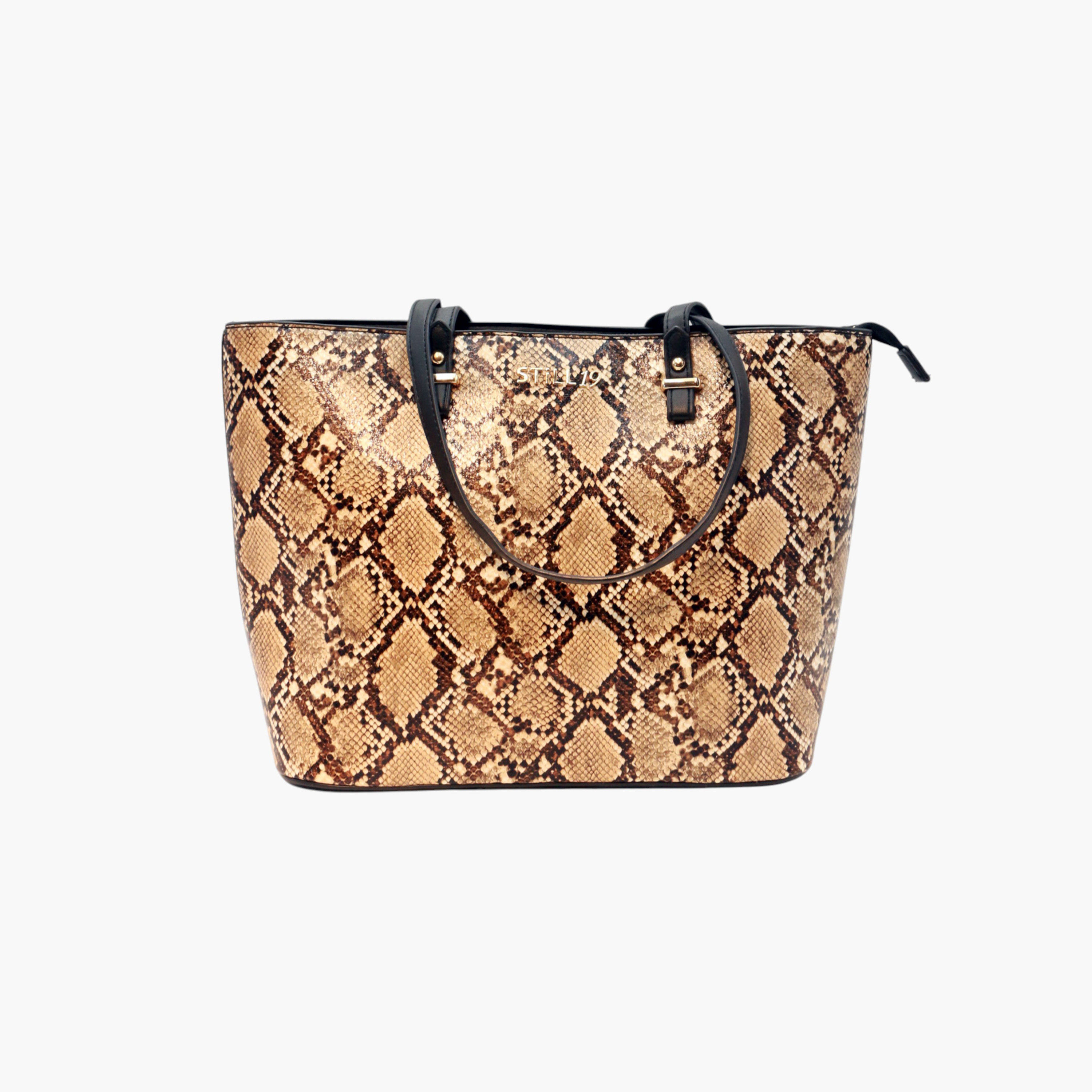 شنطة توتي بارزة الملمس بسحاب إغلاق ومقبض مزدوج من ستيل 19-women-bagsandwallets-handbags-image-1