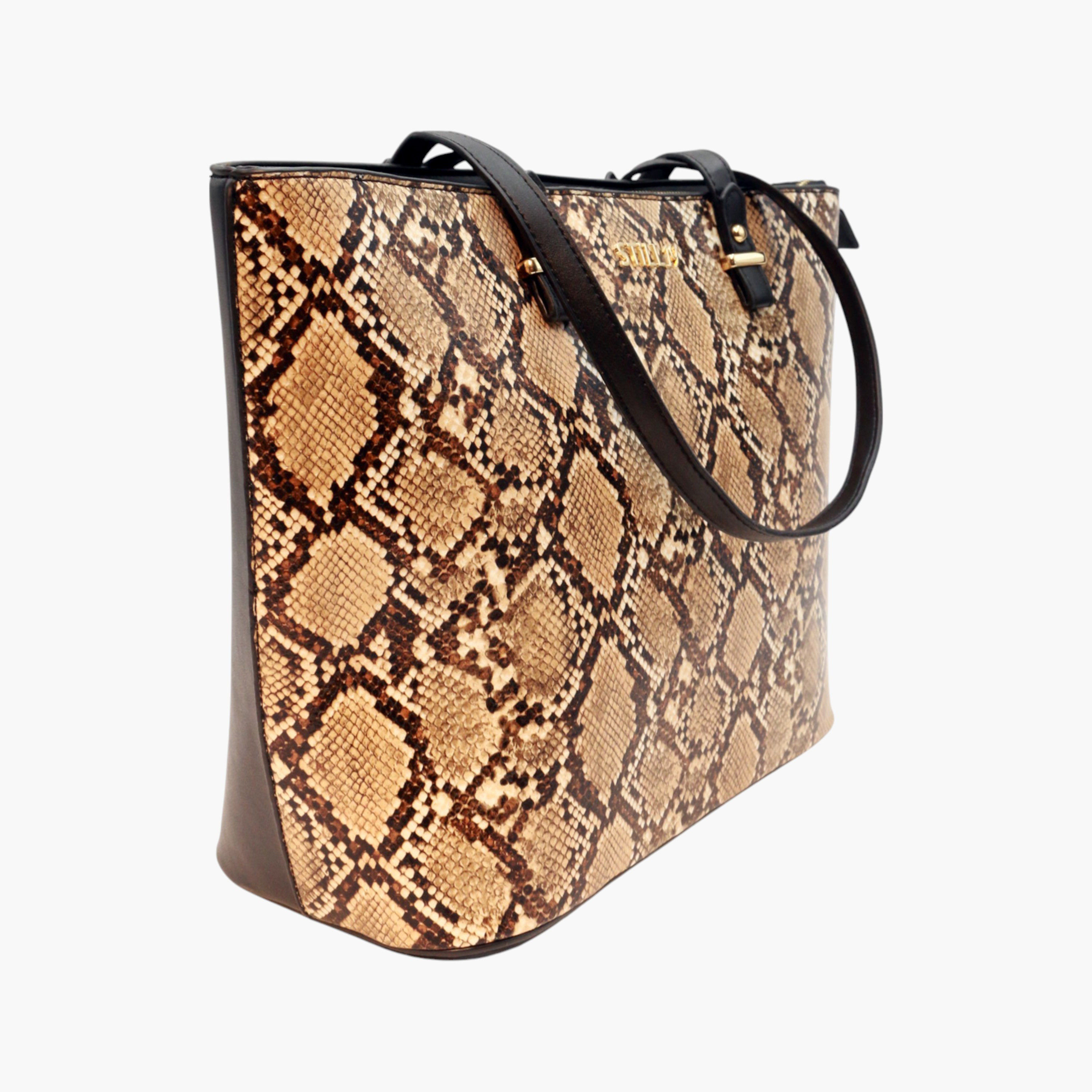 شنطة توتي بارزة الملمس بسحاب إغلاق ومقبض مزدوج من ستيل 19-women-bagsandwallets-handbags-image-3