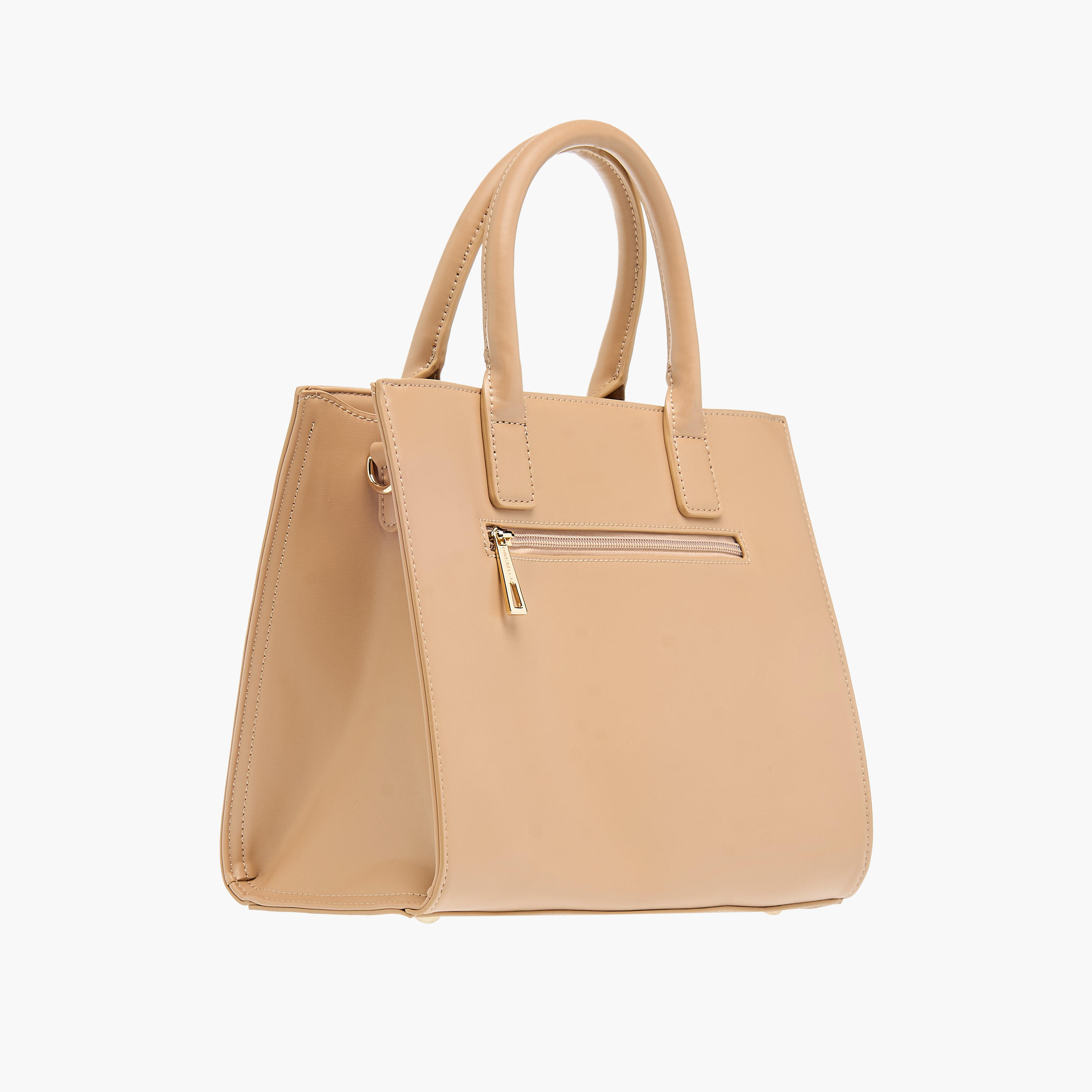 شنطة توتي بارزة الملمس بمقابض علوية ومحفظة بسحاب دائري من كريسبيلا-women-bagsandwallets-handbags-image-4