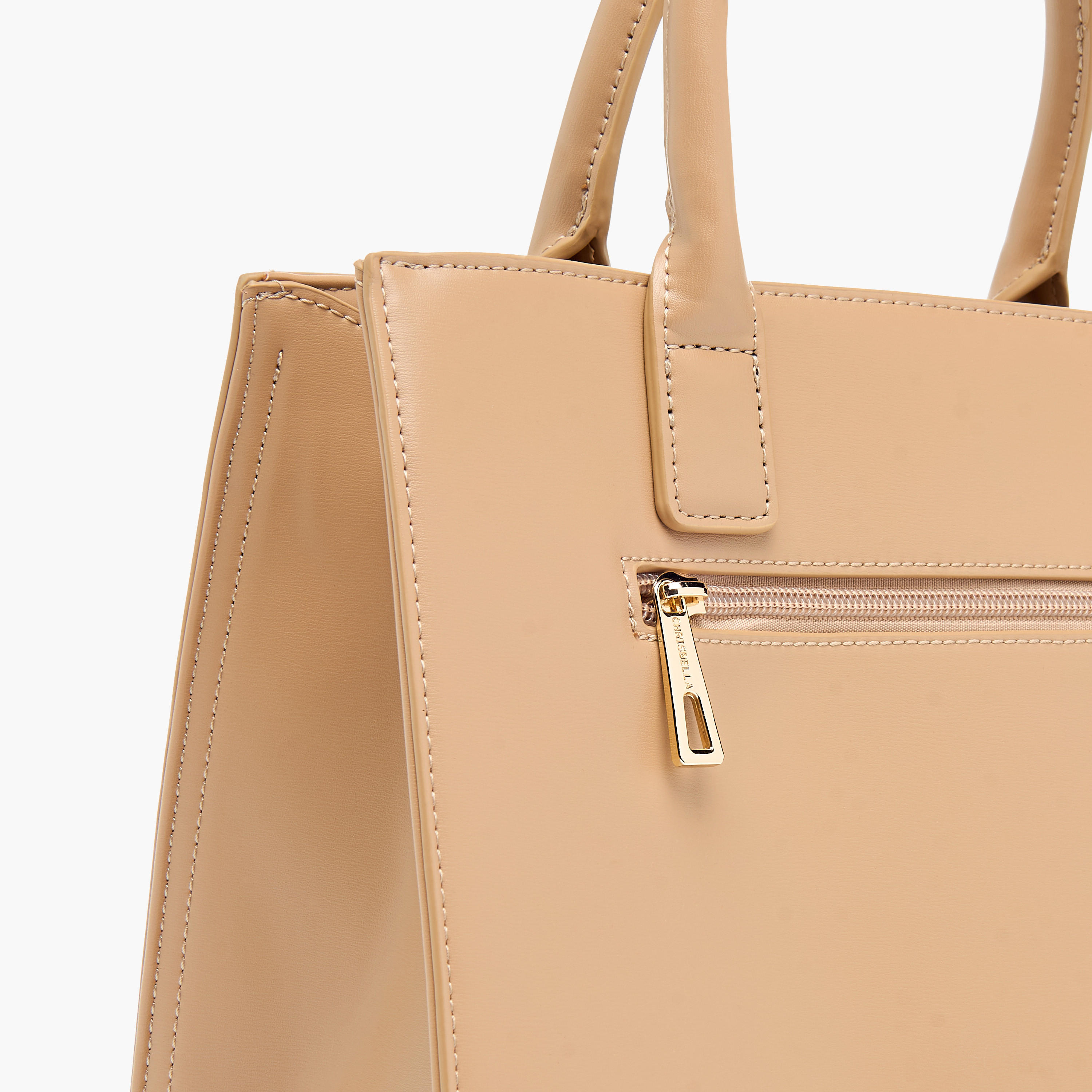 شنطة توتي بارزة الملمس بمقابض علوية ومحفظة بسحاب دائري من كريسبيلا-women-bagsandwallets-handbags-image-8
