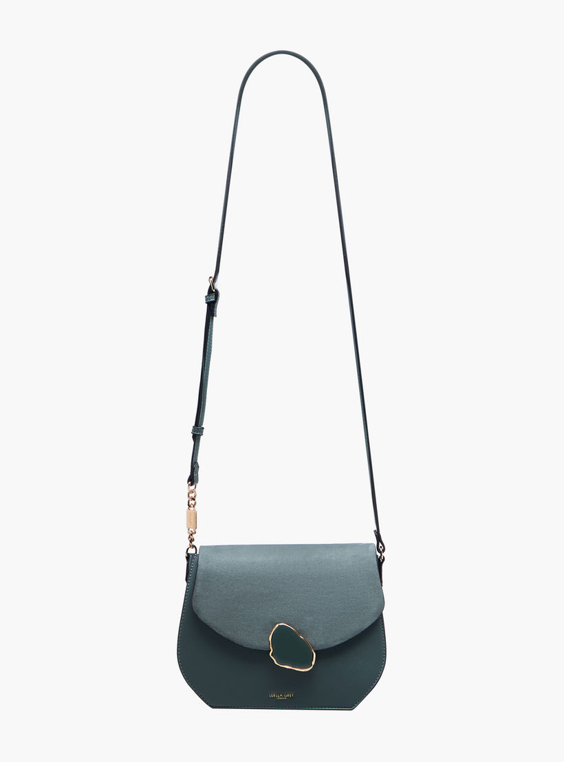LUELLA GREY Solid Crossbody Bag with Adjustable Strap and Flap Closure-women-bagsandwallets-handbags-image-3