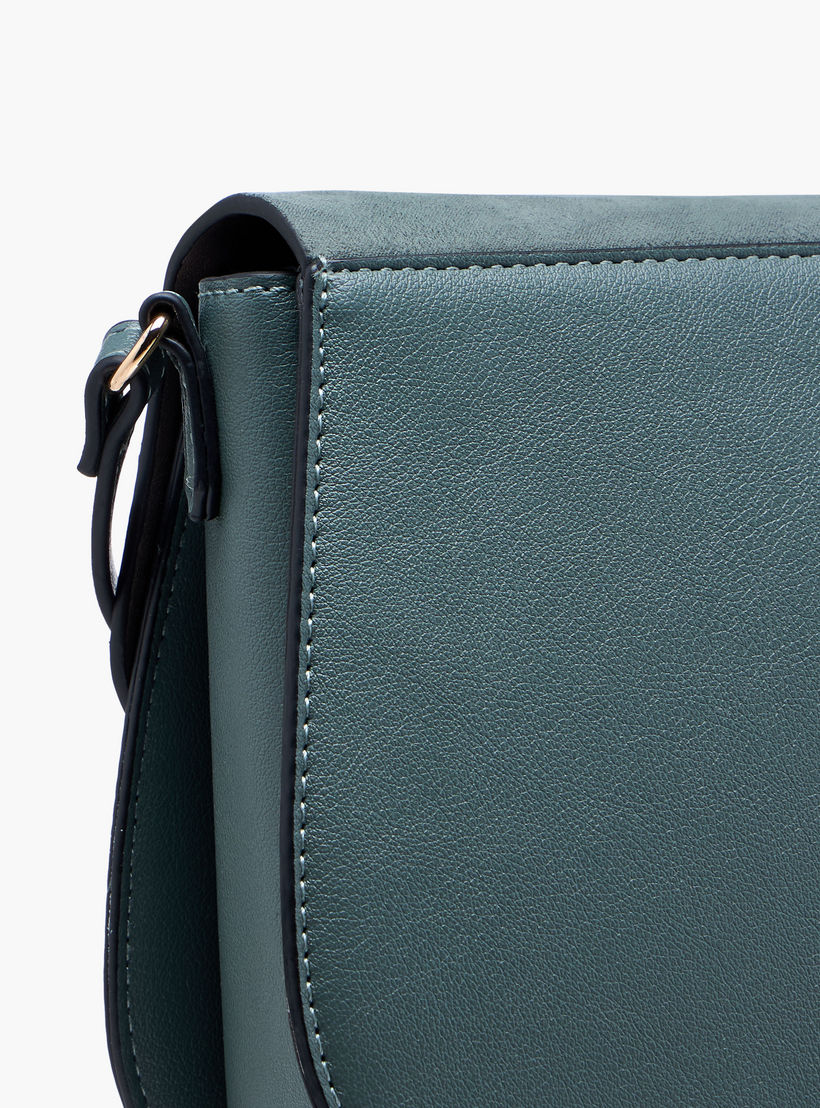 LUELLA GREY Solid Crossbody Bag with Adjustable Strap and Flap Closure-women-bagsandwallets-handbags-image-6