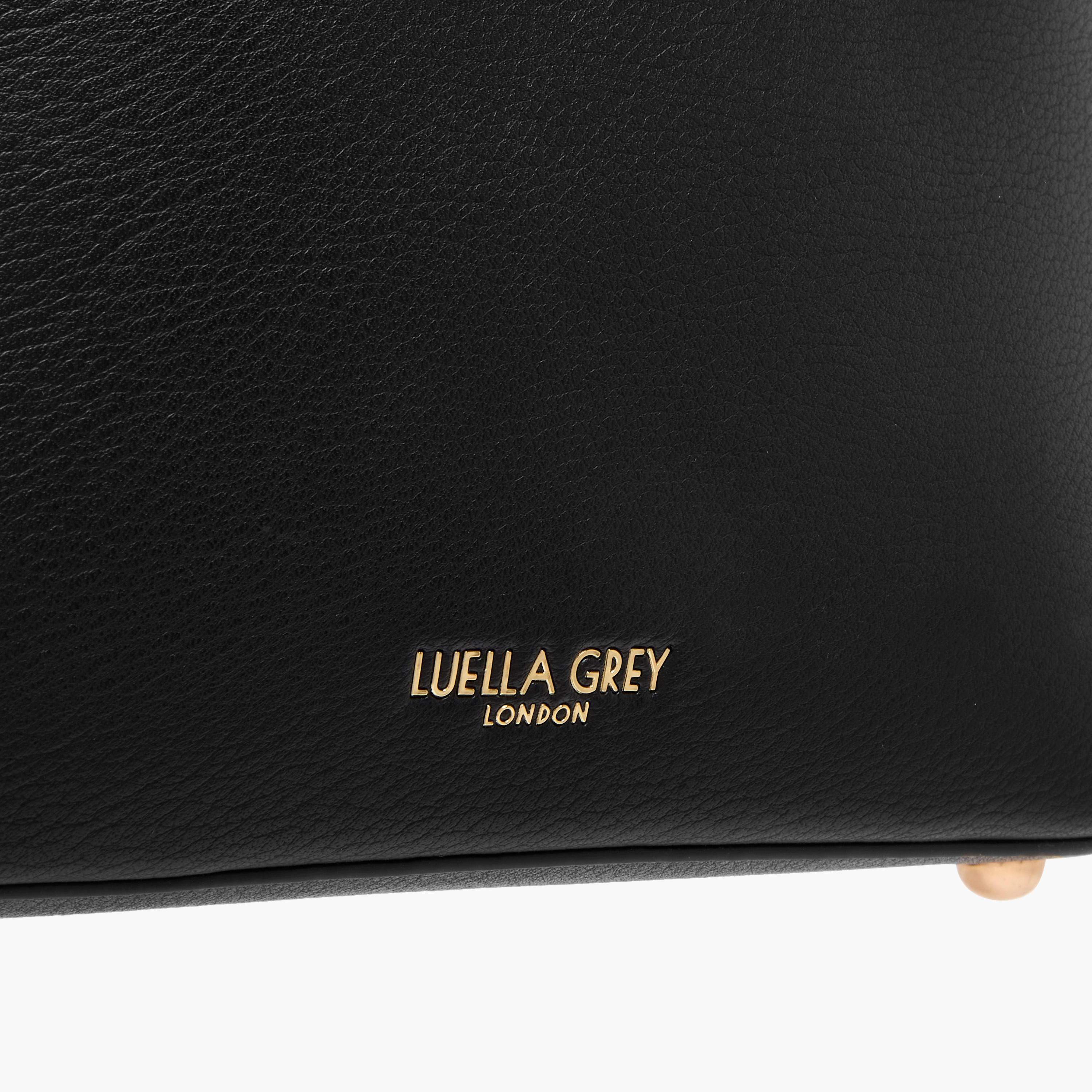 LUELLA GREY Textured Shoulder Bag with Coiled Handle and Zip Closure-women-bagsandwallets-handbags-image-6