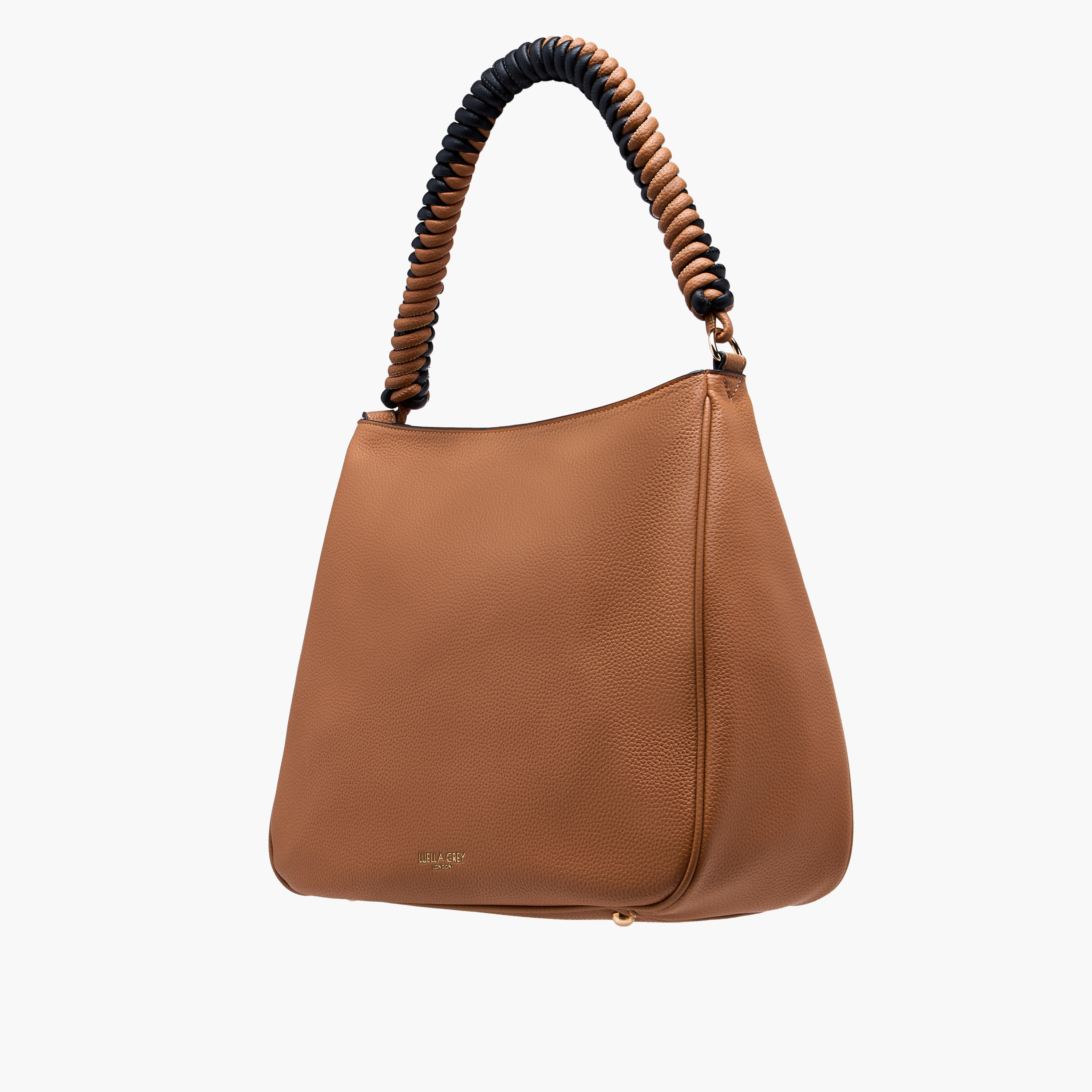 شنطة توتي سادة بسحاب إغلاق ودلاية من لولا جراي-women-bagsandwallets-handbags-image-3