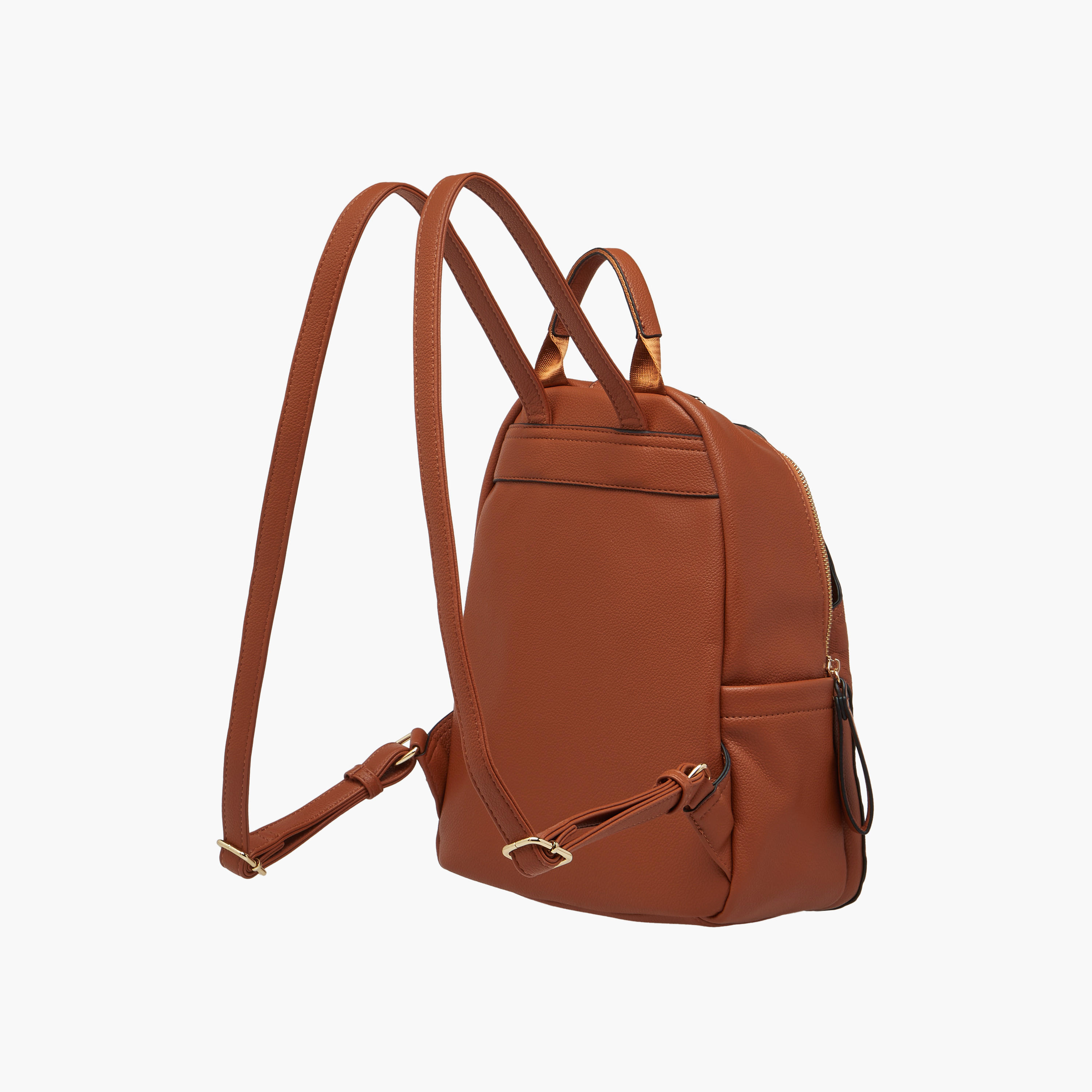 Bessie London Quilted Backpack with Adjustable Shoulder Straps and Buckle Closure-women-bagsandwallets-backpacks-image-4