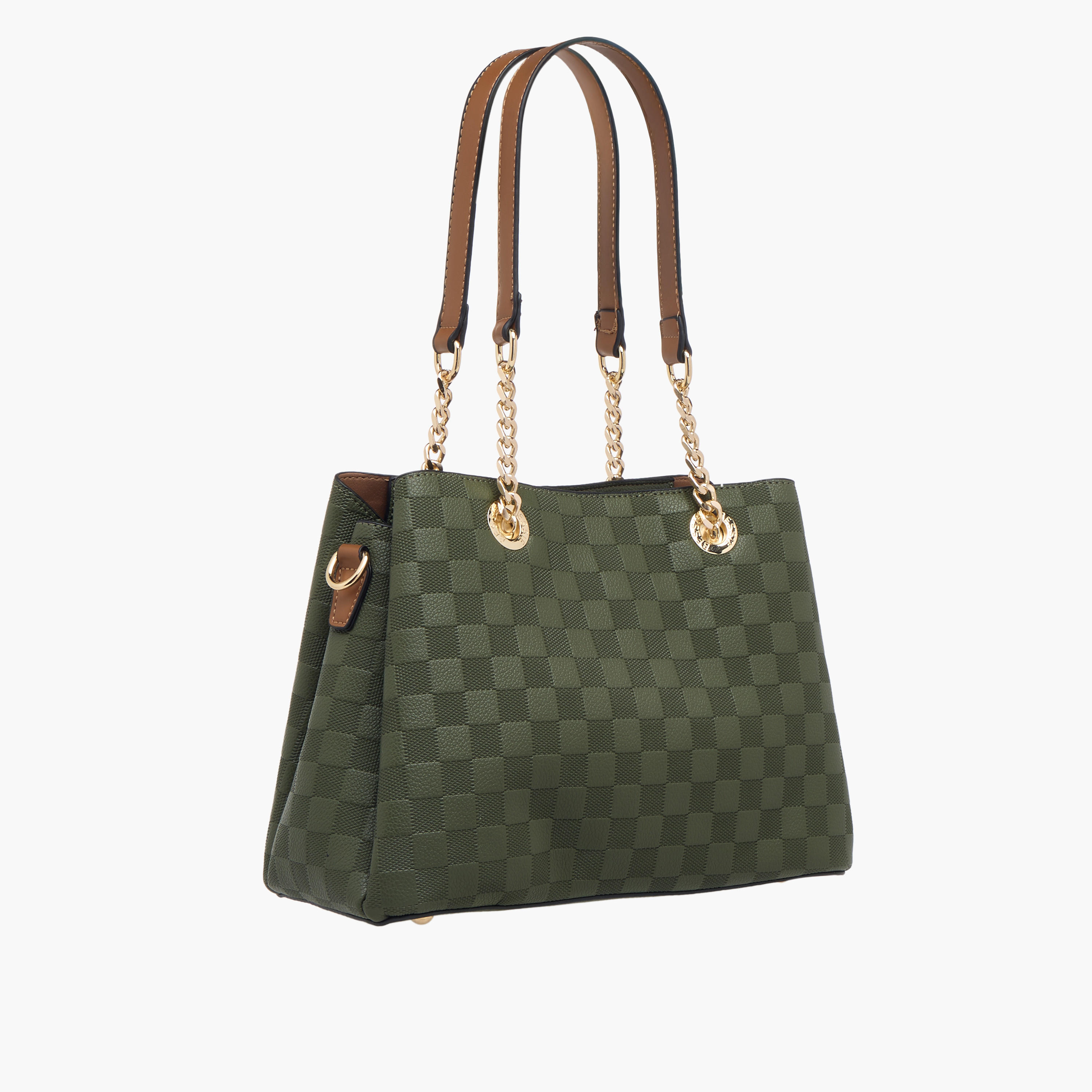 شنطة توتي بارزة الملمس بحزام قابل للفصل وسحّاب إغلاق من بيسي لندن-women-bagsandwallets-handbags-image-4