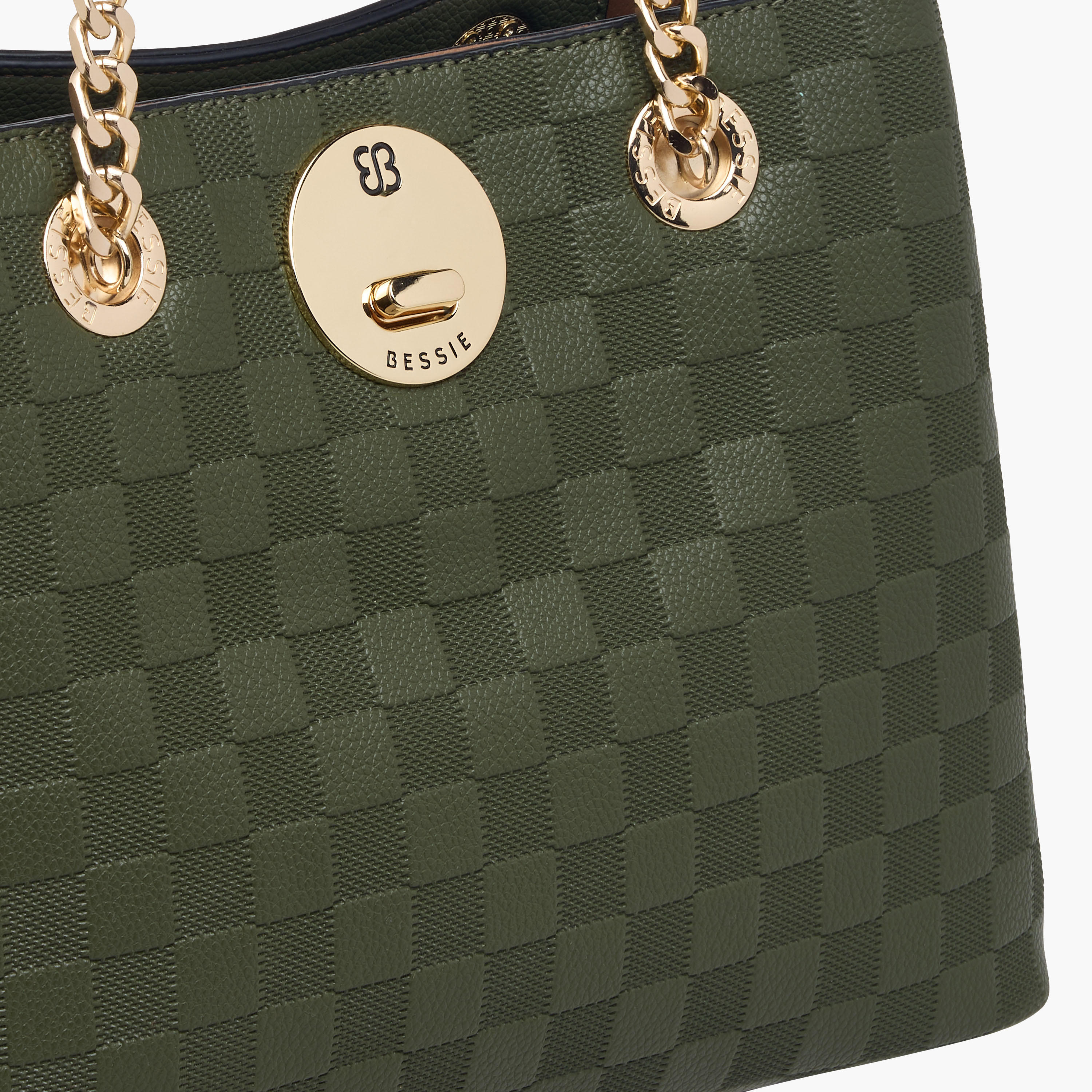 شنطة توتي بارزة الملمس بحزام قابل للفصل وسحّاب إغلاق من بيسي لندن-women-bagsandwallets-handbags-image-5