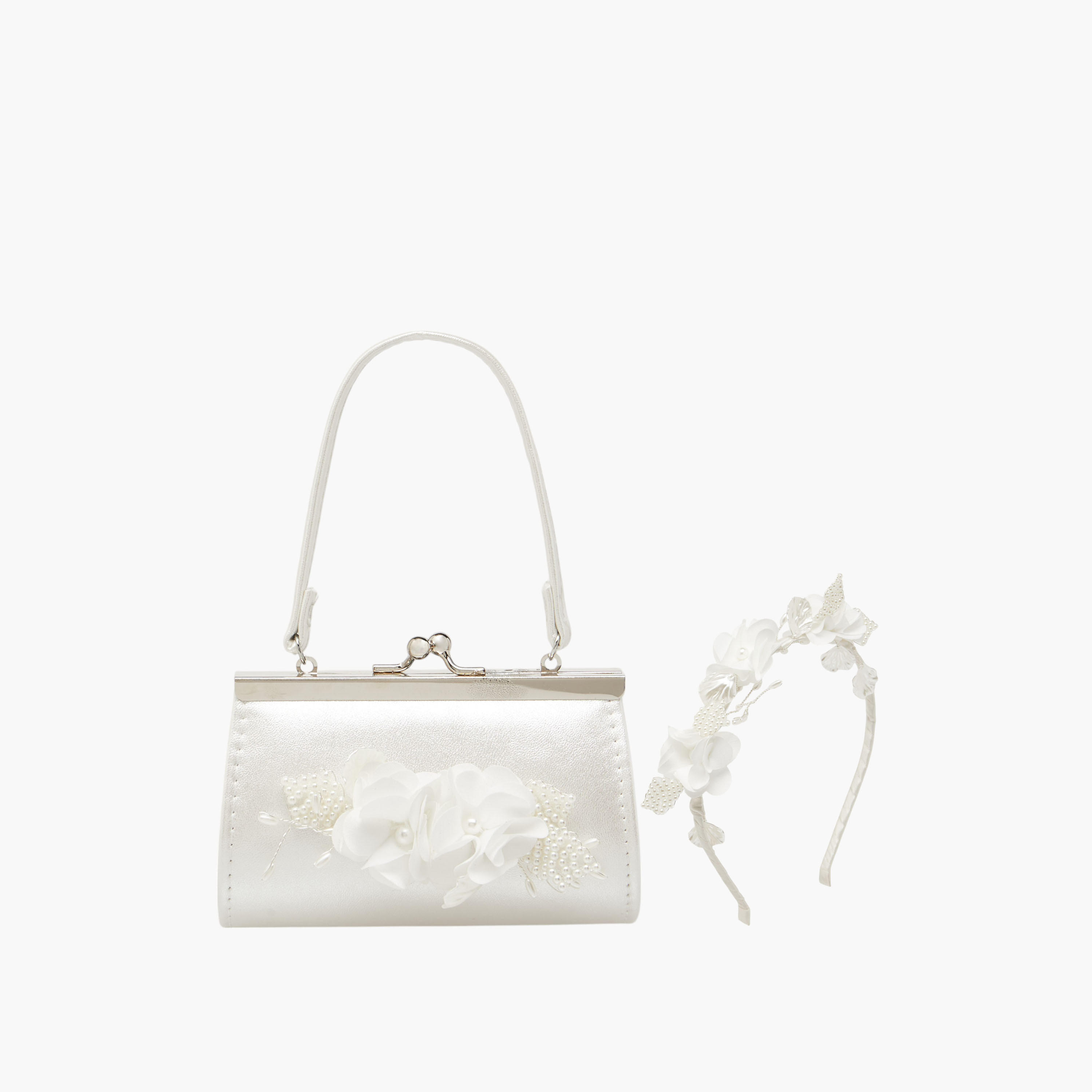Little Missy Floral Accent Handbag with Headband-girls-accessories-bags-image-1