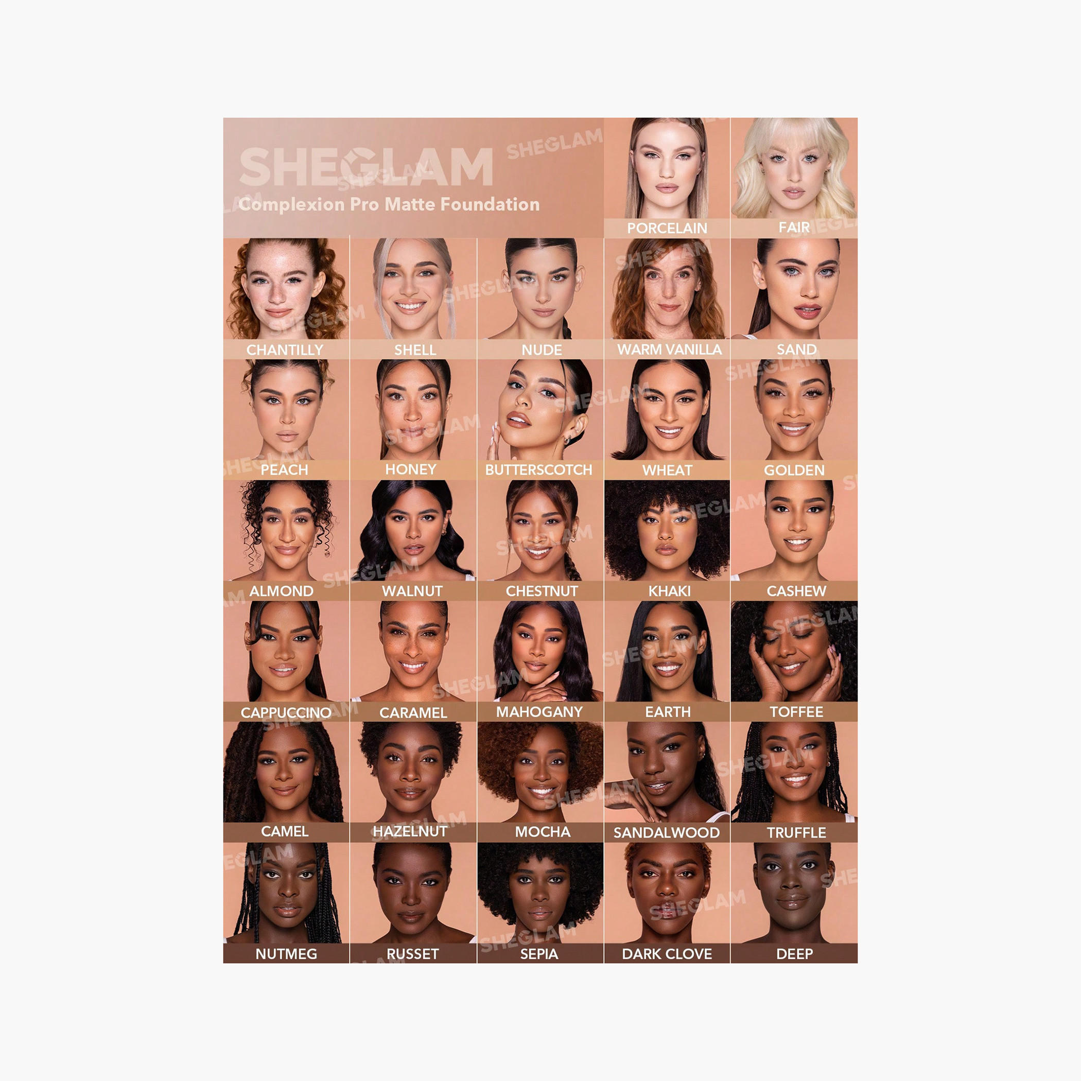 كريم أساس غير لامع يسمح بمرور الهواء ويدوم طويلًا كومبليكشن برو من شيجلام-beautyandpersonalcare-makeup-face-foundations-image-7